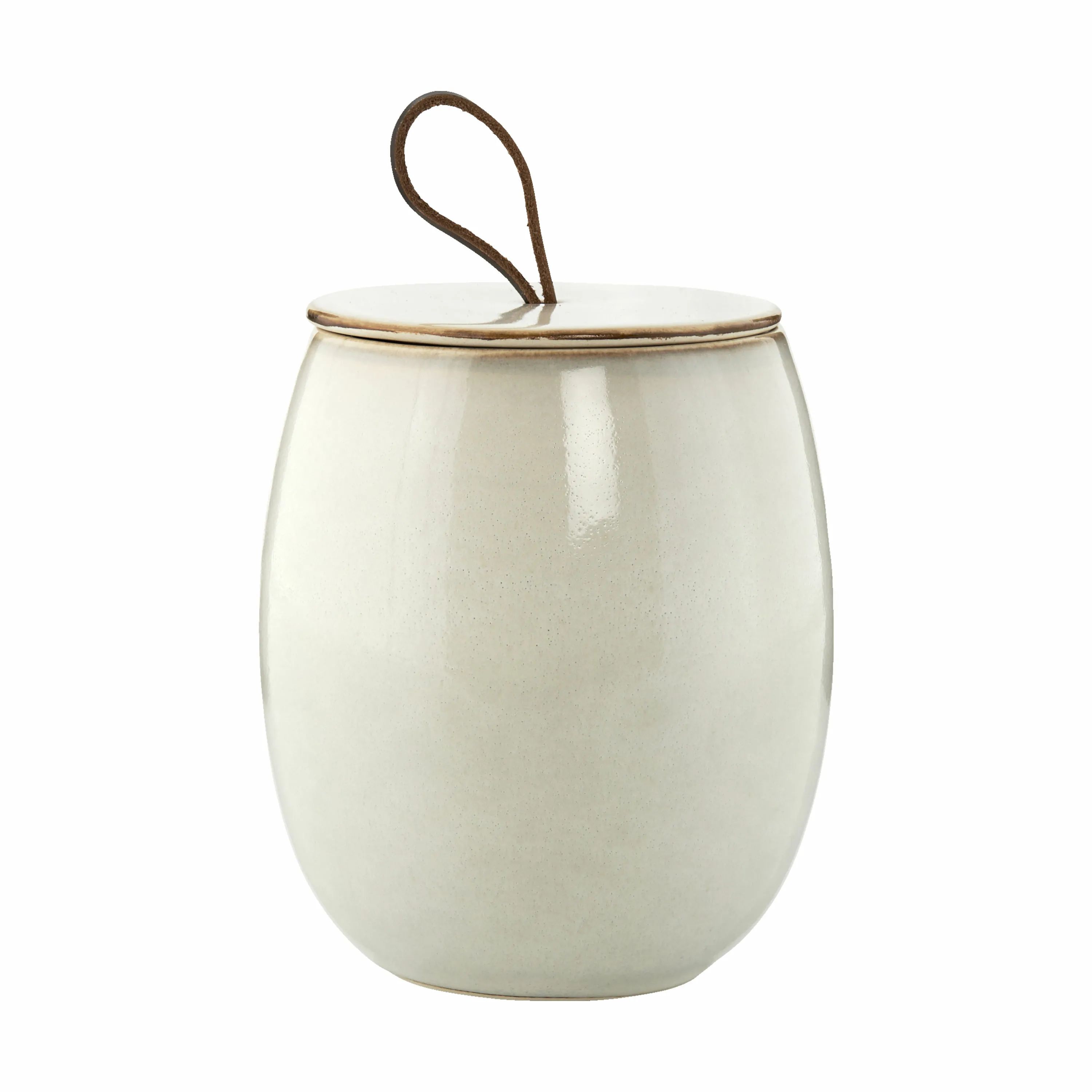 Lene Bjerre Krukker med låg Amera Krukke i Beige, 125 cl, 1