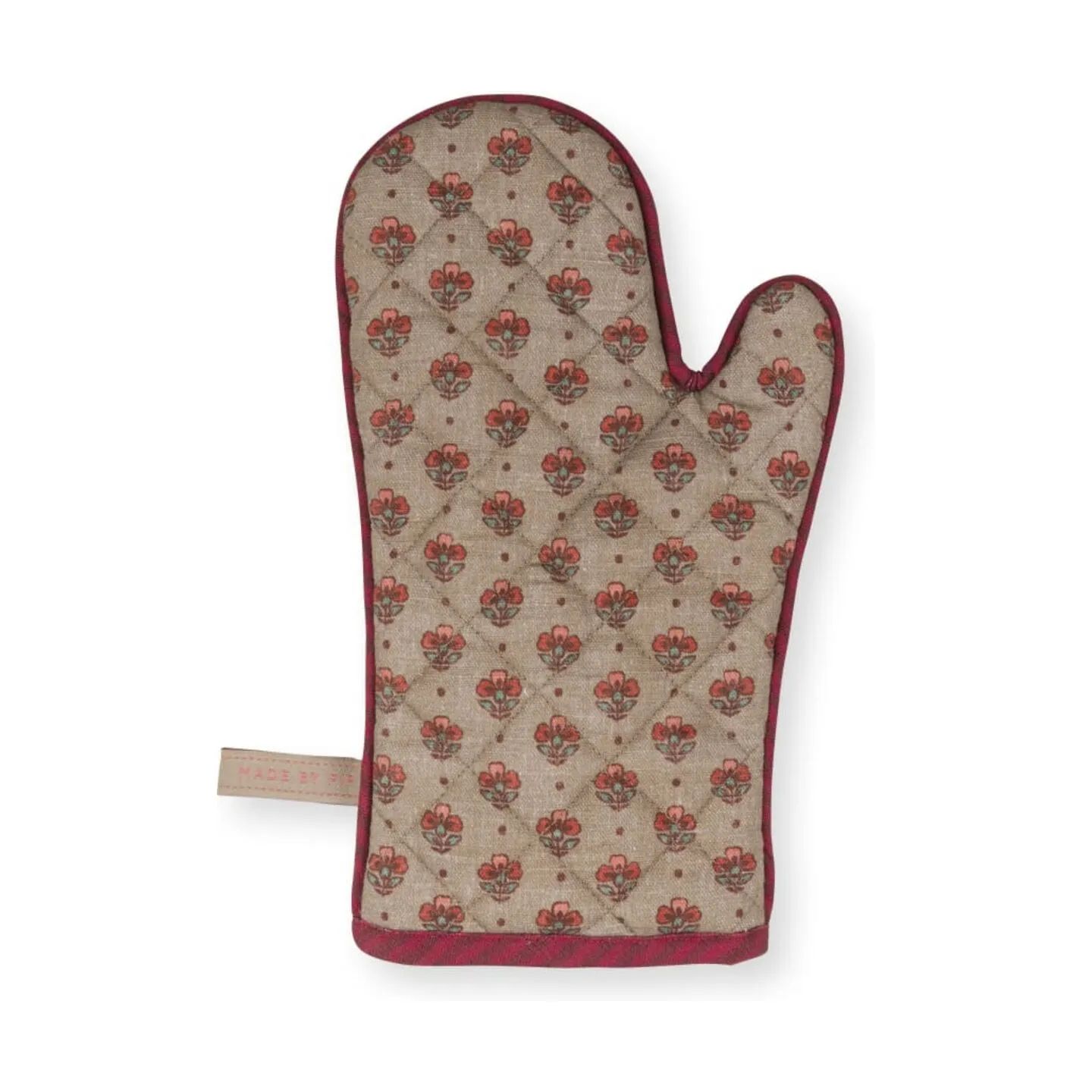 PIP Studio Grydelapper Blooming Tales Ovnhandske i Dark Red, 4
