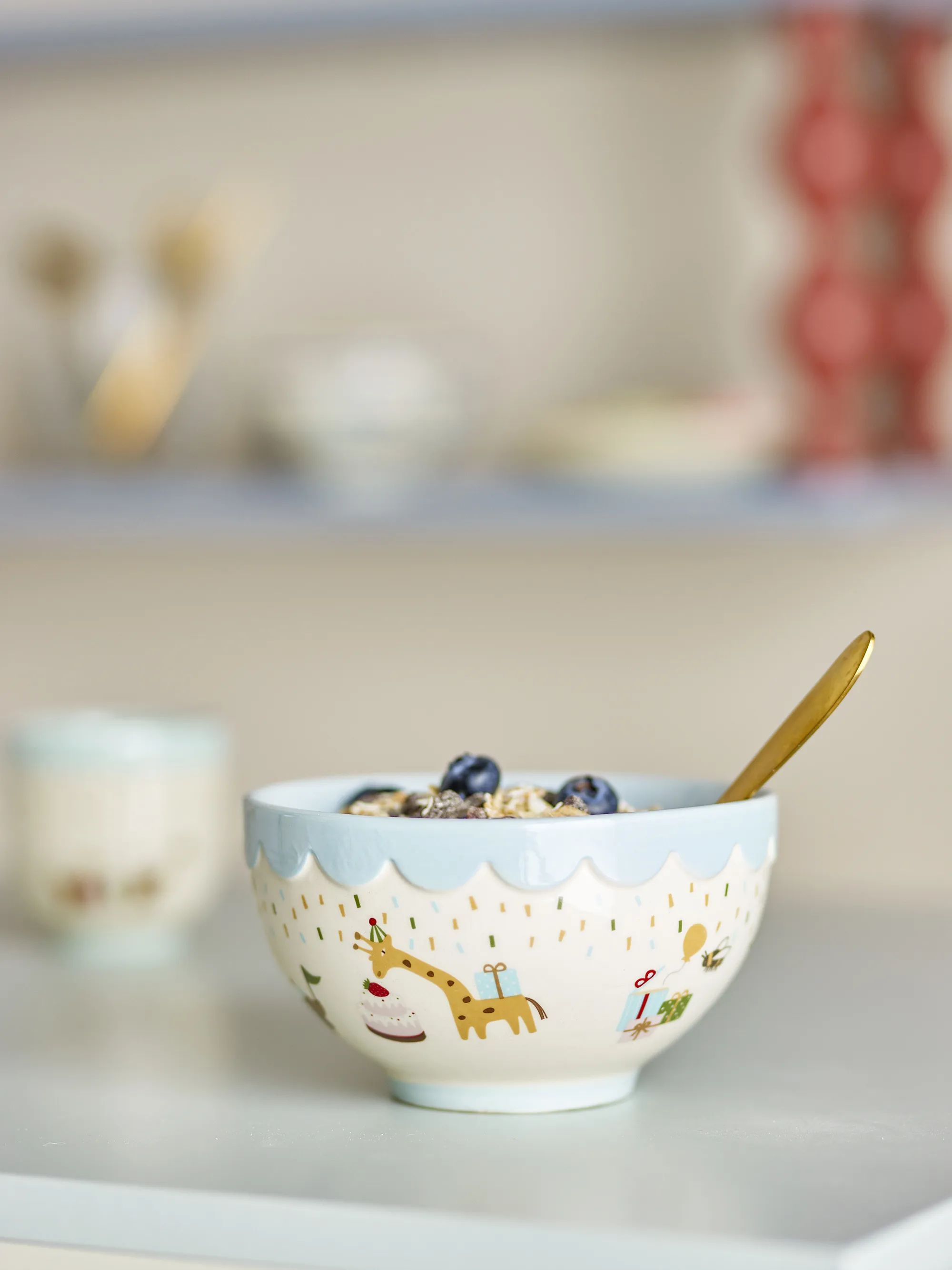 Bloomingville Mini Børneskåle Celebrate Skål i Blue, 2