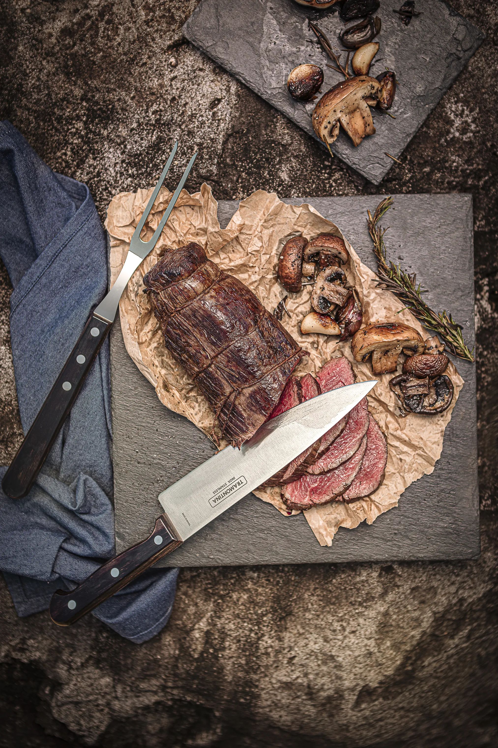 Tramontina Kokkeknive Churrasco Slagterkniv i Brun, 5