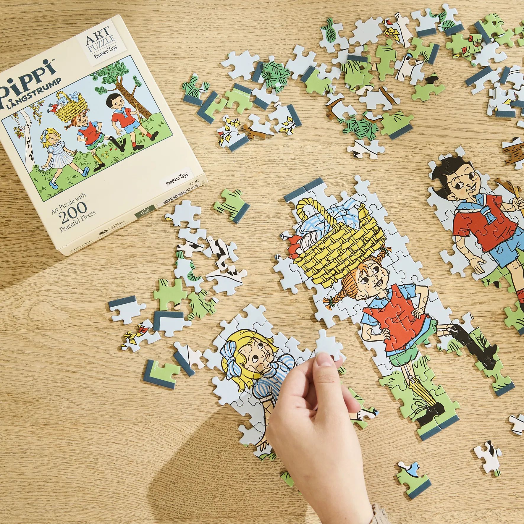 Barbo Toys Puslespil Astrid Lindgren Puslespil - Pippi Langstrømpe i Pippi Langstrømpe, 2