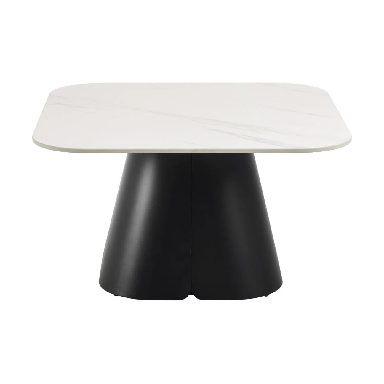 CASA Living Sofaborde Salinas Sofabord i Hvid/mat sort, 1
