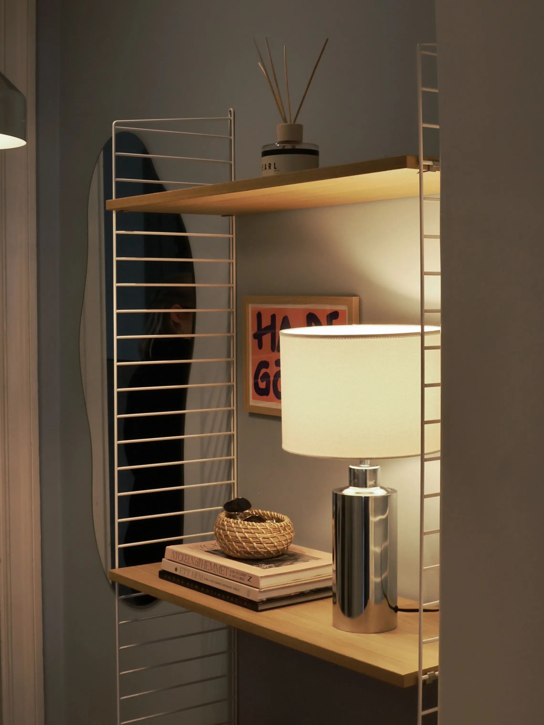 PR Home Bordlamper Solo Bordlampe i Krom, 46 cm, 2
