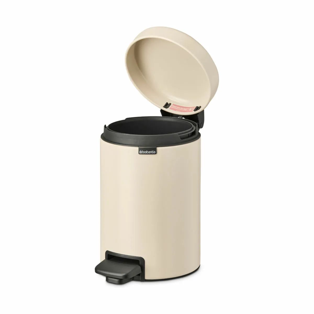 Brabantia Toiletspande NewIcon Pedalspand i Soft beige , 3 L, 3