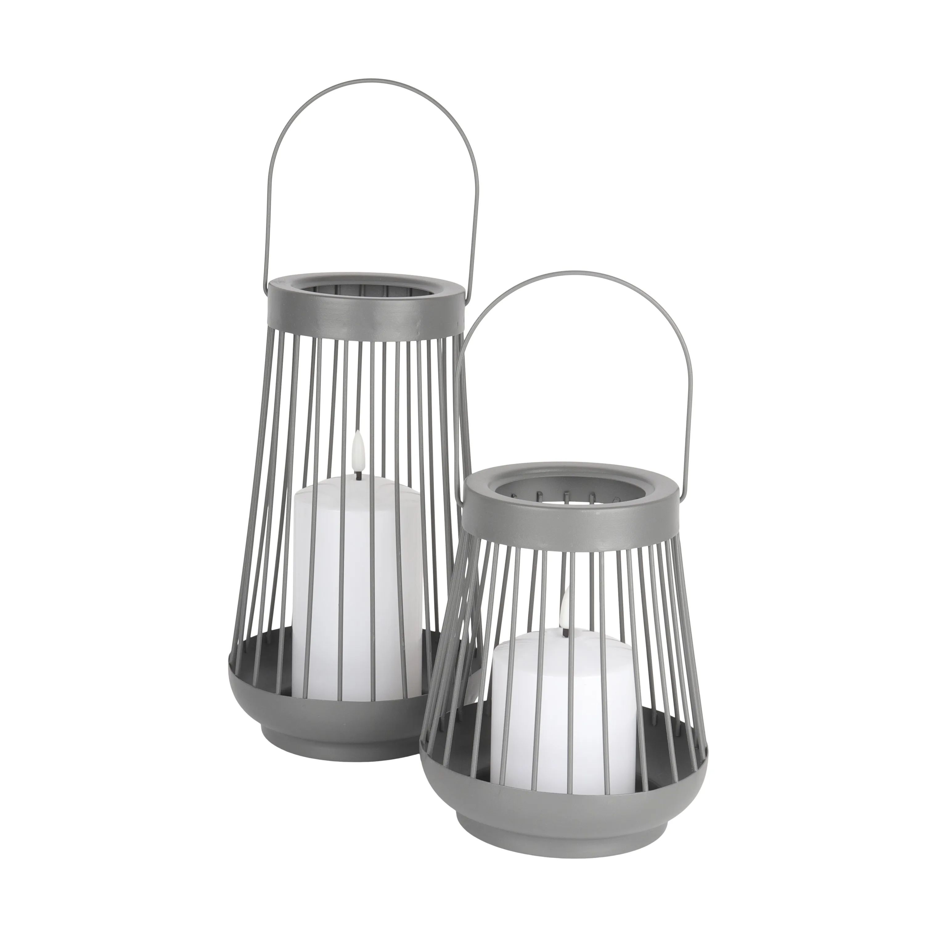CASA Living Lanterner LED Lanterne i Grå, 18 cm, 3