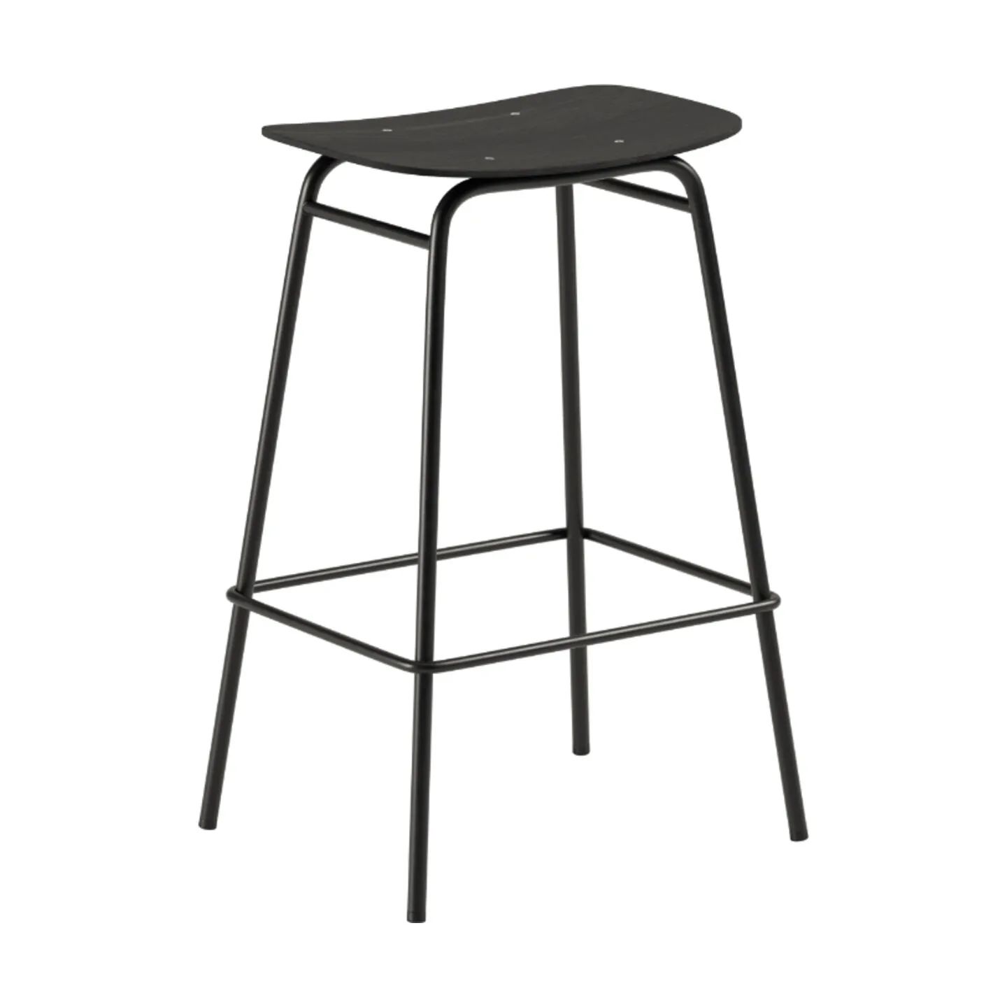SACKit Barstole Frame Bar Stool Frame Barstol i Sort, 73 cm, 1