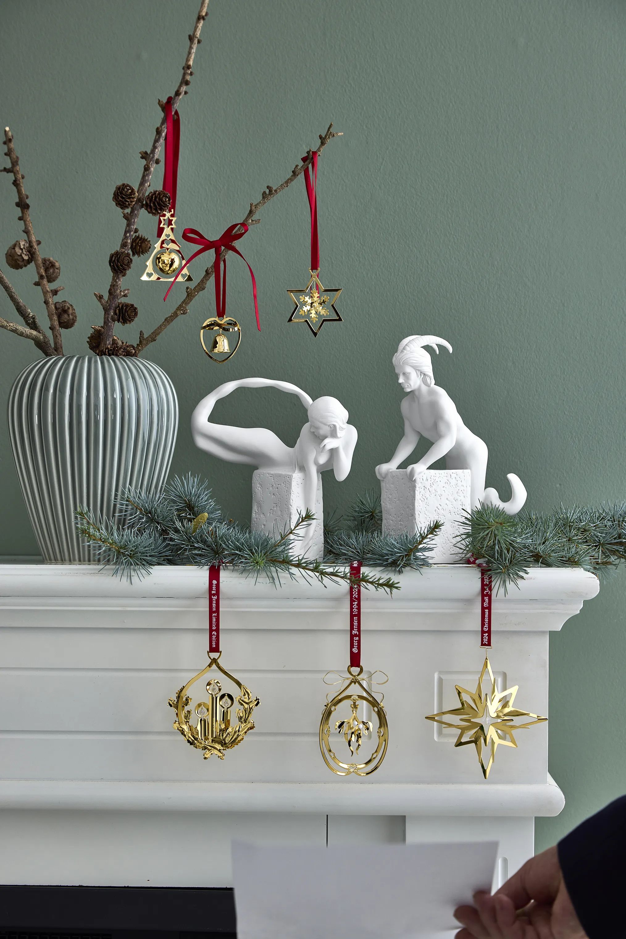 Georg Jensen Juleophæng Christmas Collectibles CC 2024 Juleuro - Stjerne i Guld, 3