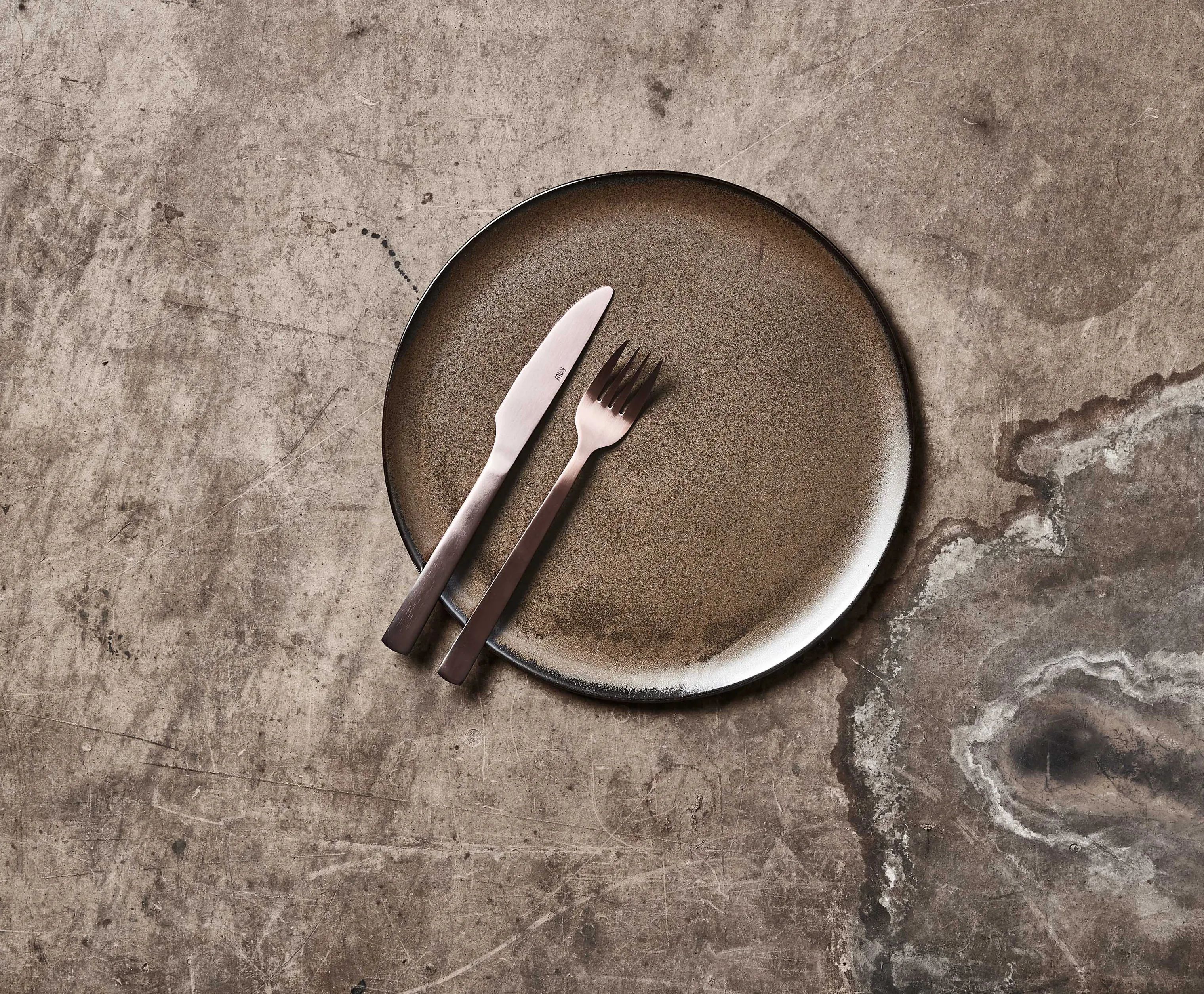 RAW by Aida Middagstallerkener Middagstallerken i Metallic Brown, 2