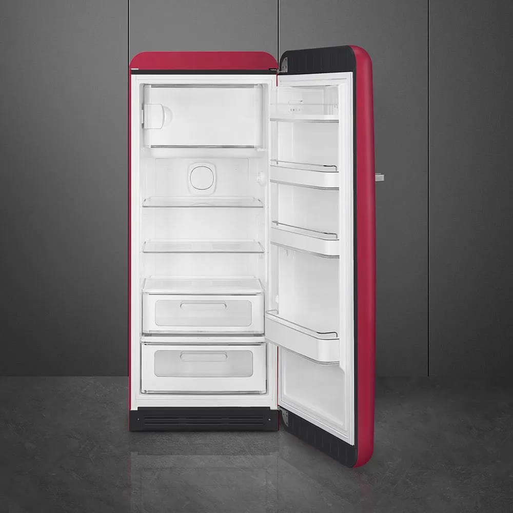 Smeg Køleskabe 50's Style Kølefryseskab i Ruby Red, 2