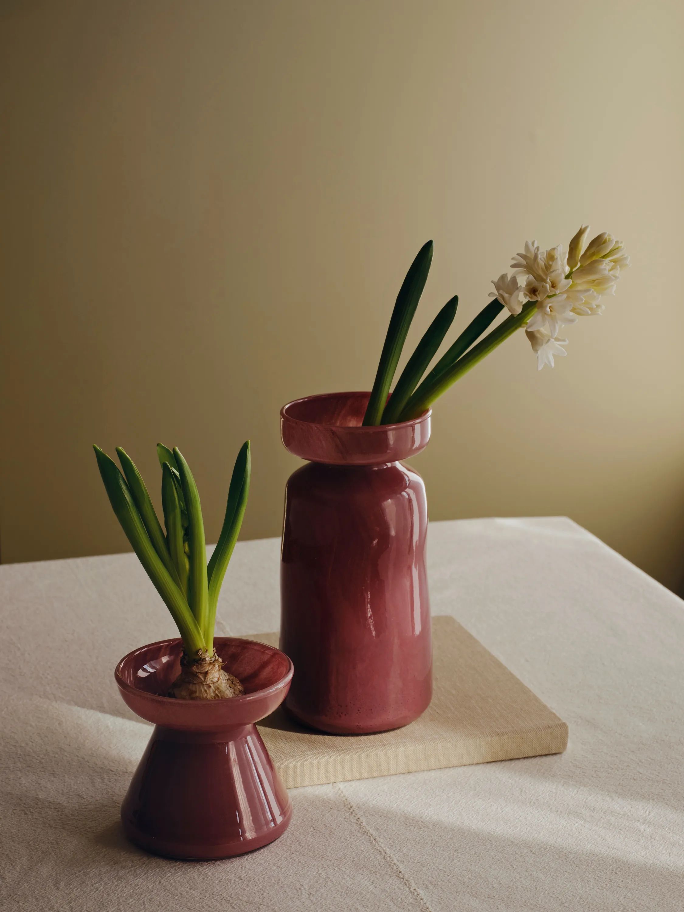 Broste Copenhagen Vaser Solai Vase i Rød, 10 cm, 2