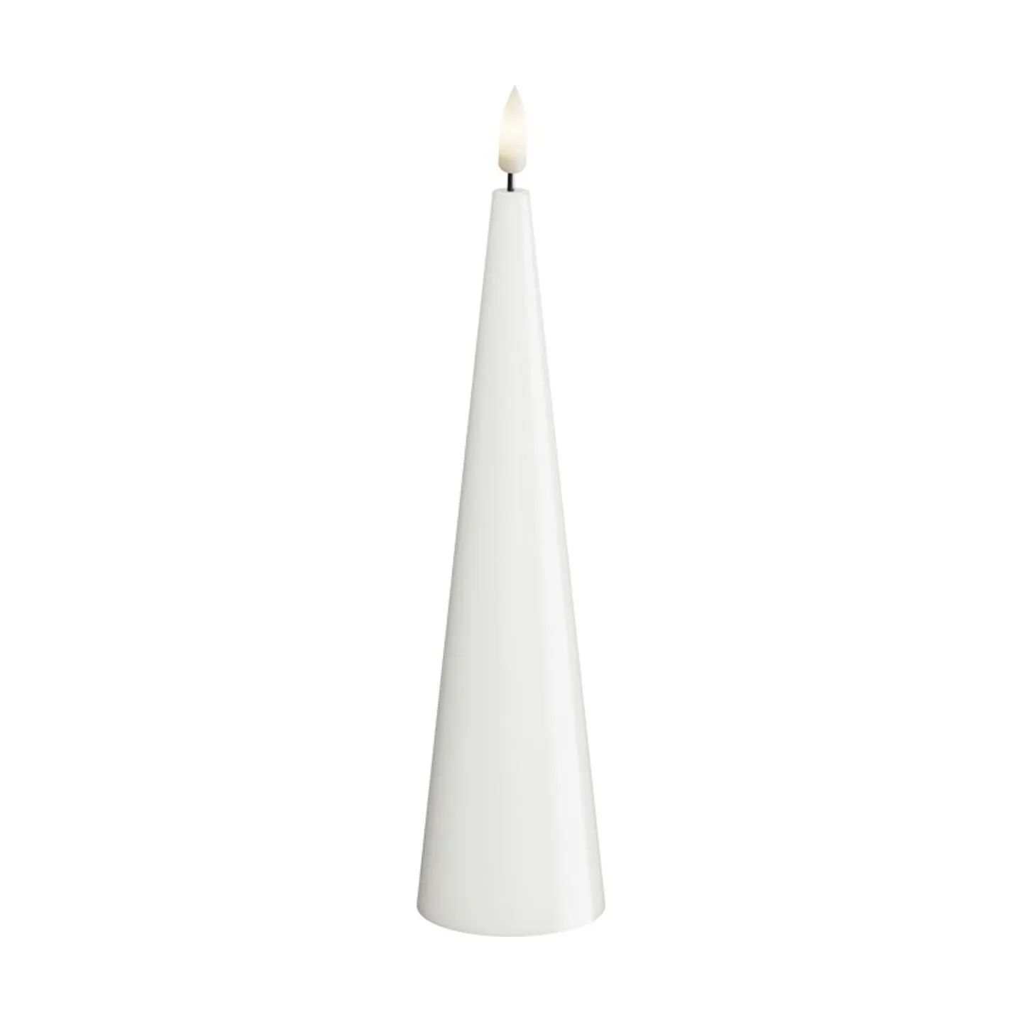 Deluxe Homeart LED-lys LED Keglelys i Hvid, 20 cm, 1