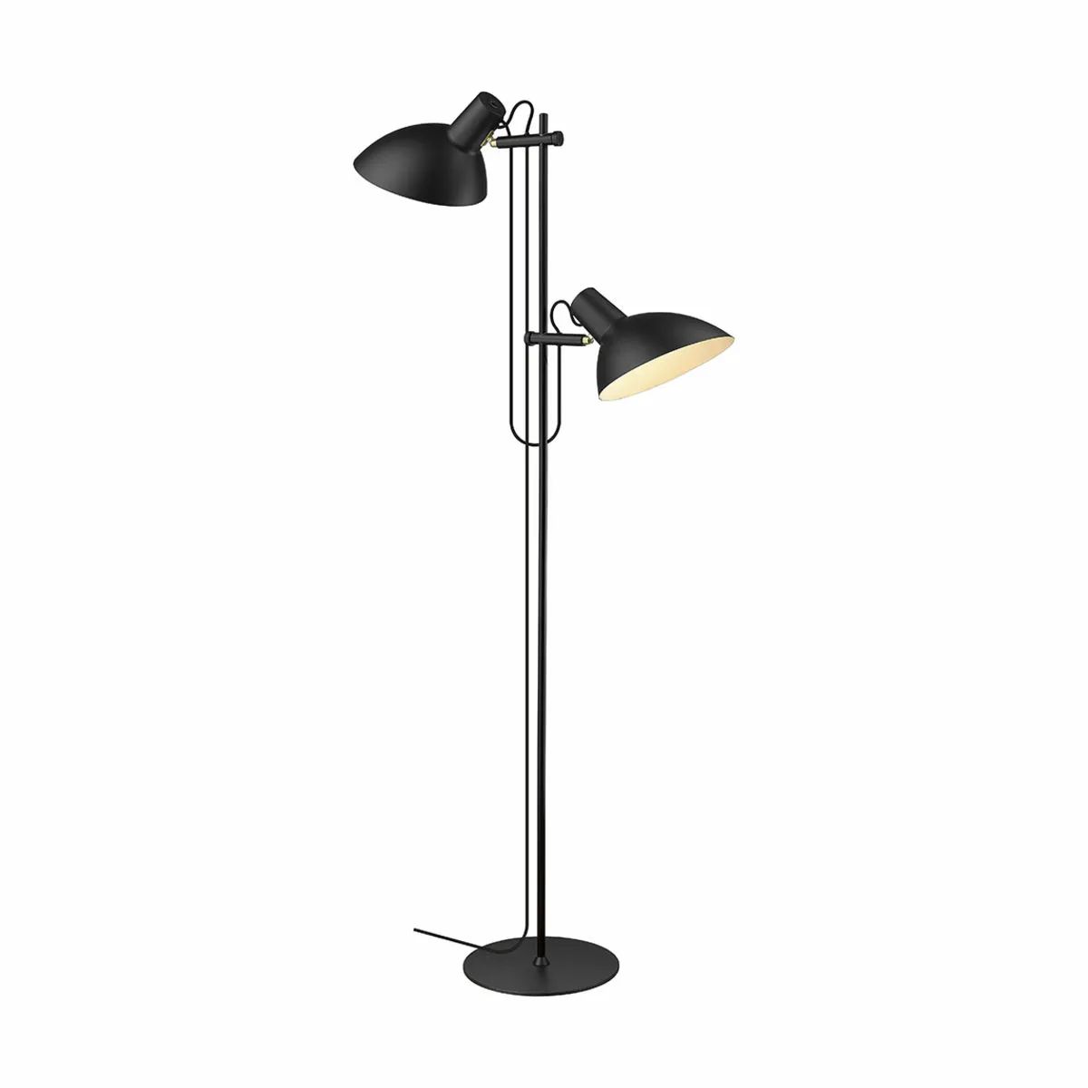 Halo Design Gulvlamper Metropole Gulvlampe - 2 arme i Sort, 1