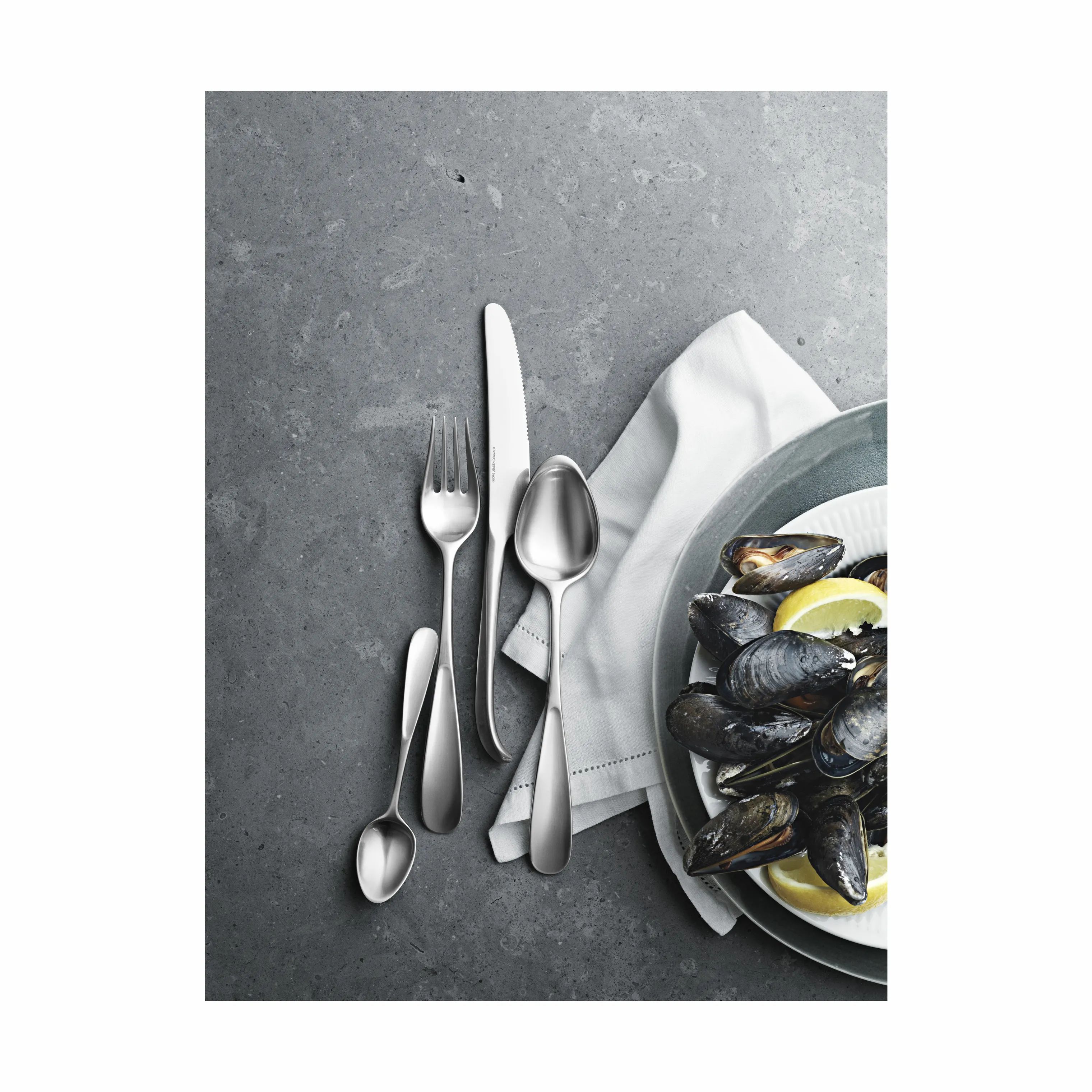 Georg Jensen Bestiksæt Vivianna Bestiksæt - 4 dele i Mat/Stål, 4 stk., 2