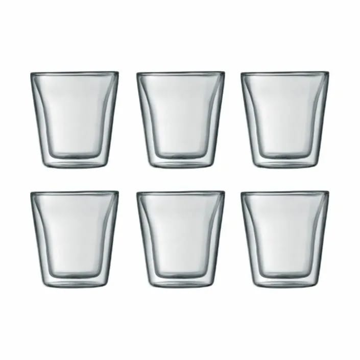 Bodum Vandglas Canteen Dobbeltvægget glas - 6 stk. i klar, 1