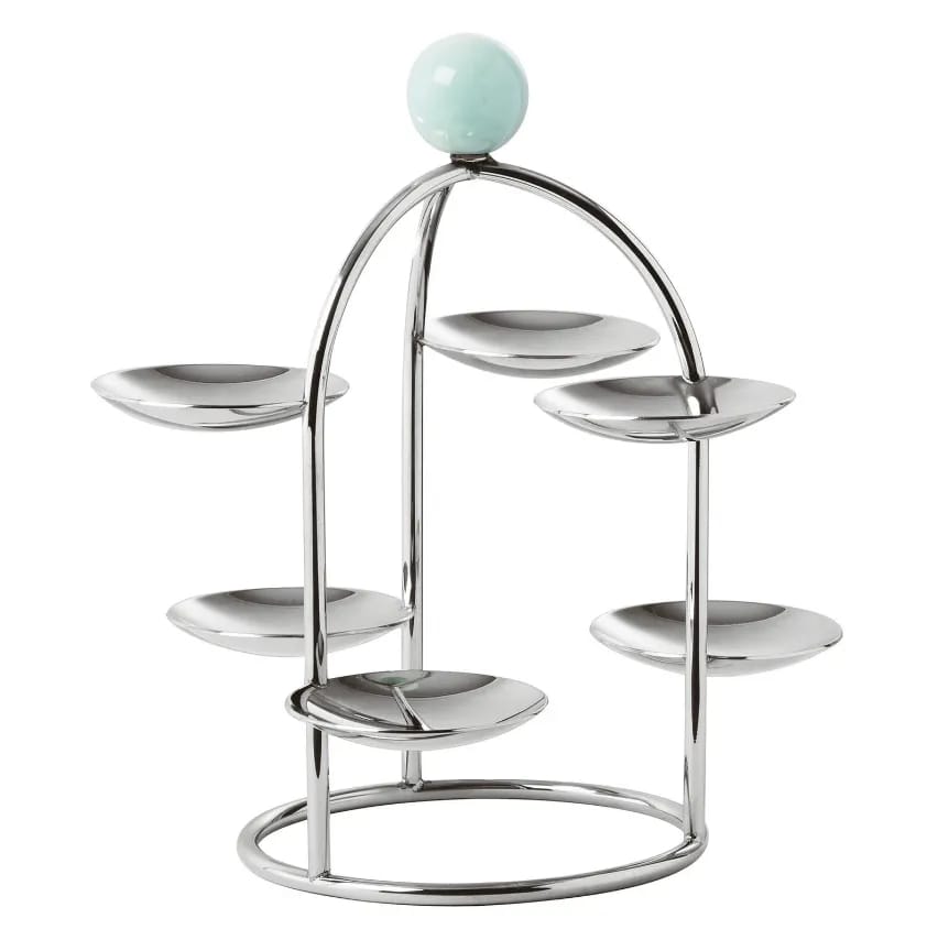 Sambonet Serveringsfade Penelope Kageopsats i Aquamarine, 1
