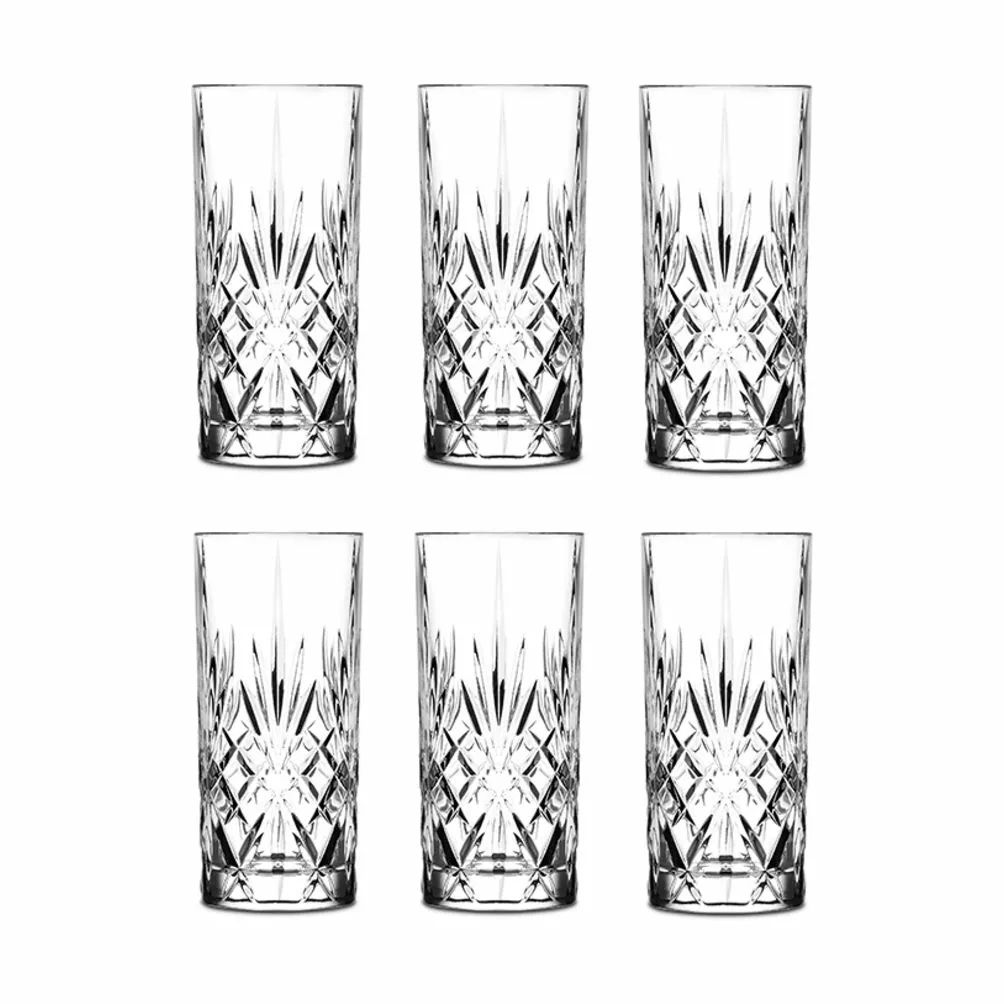 Lyngby Glas Highball glas Melodia Highballglas - 6 stk. i Klar, 36 cl, 1
