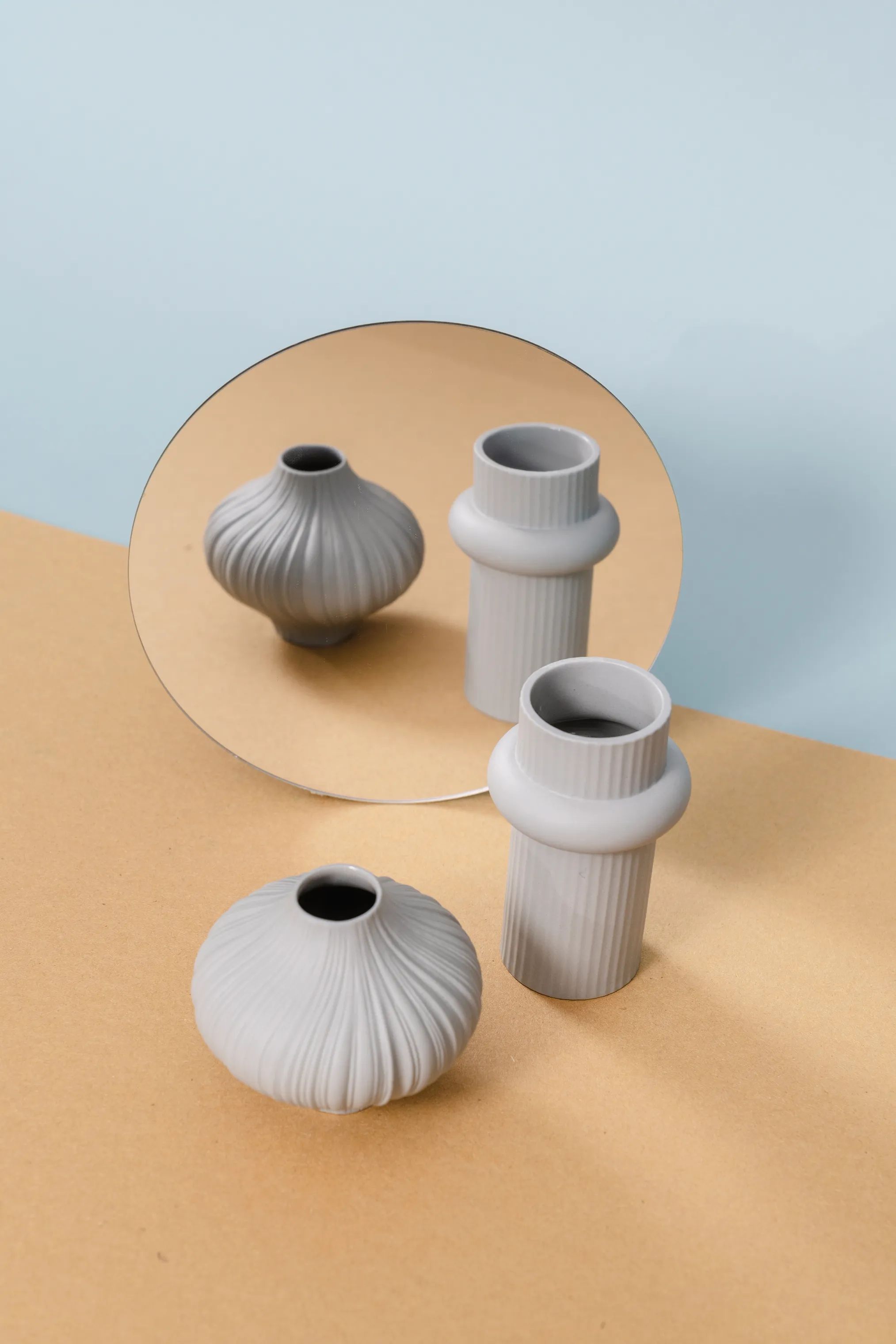 Rosenthal Vaser Plissee Vase i Grå, 2