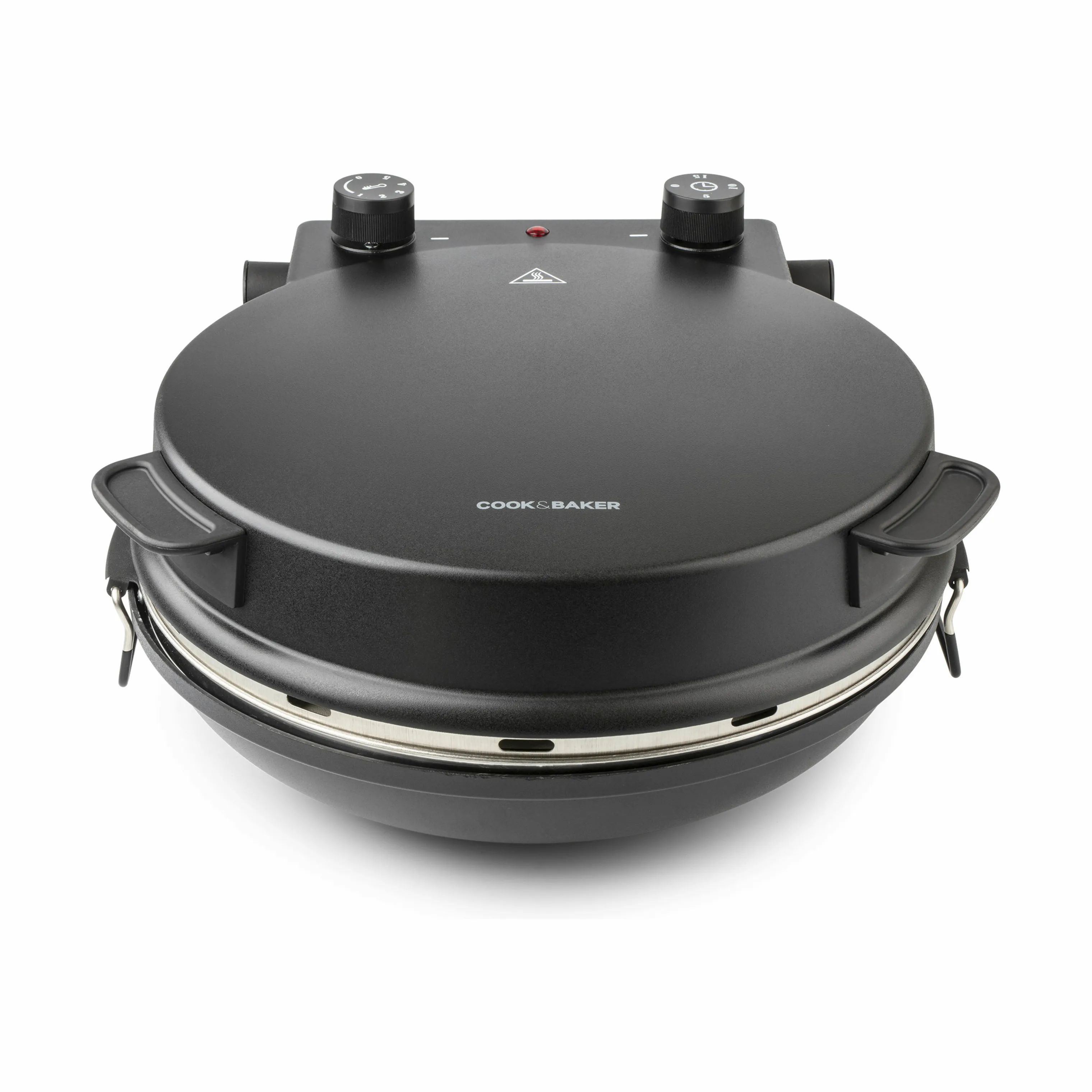Cook & Baker Pizzaovne Pizzamaskine i Mat sort, 1