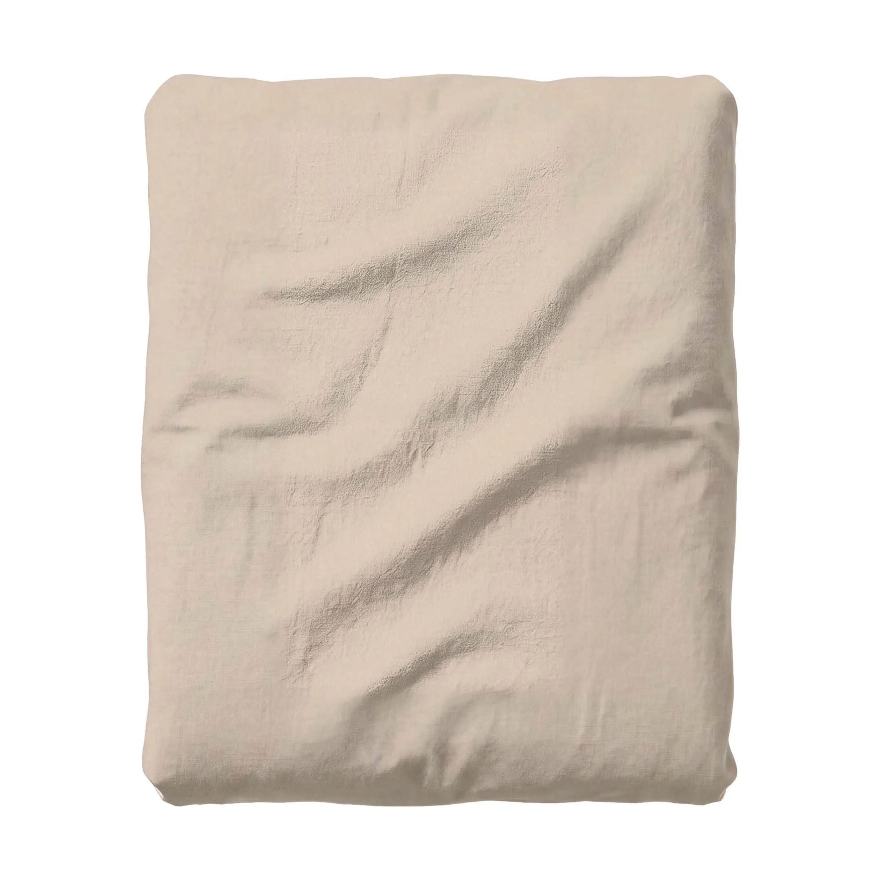 Essenza Lagner Fine Organic Jersey Boxlagen i Oatmeal, B160 x L220 cm, 1