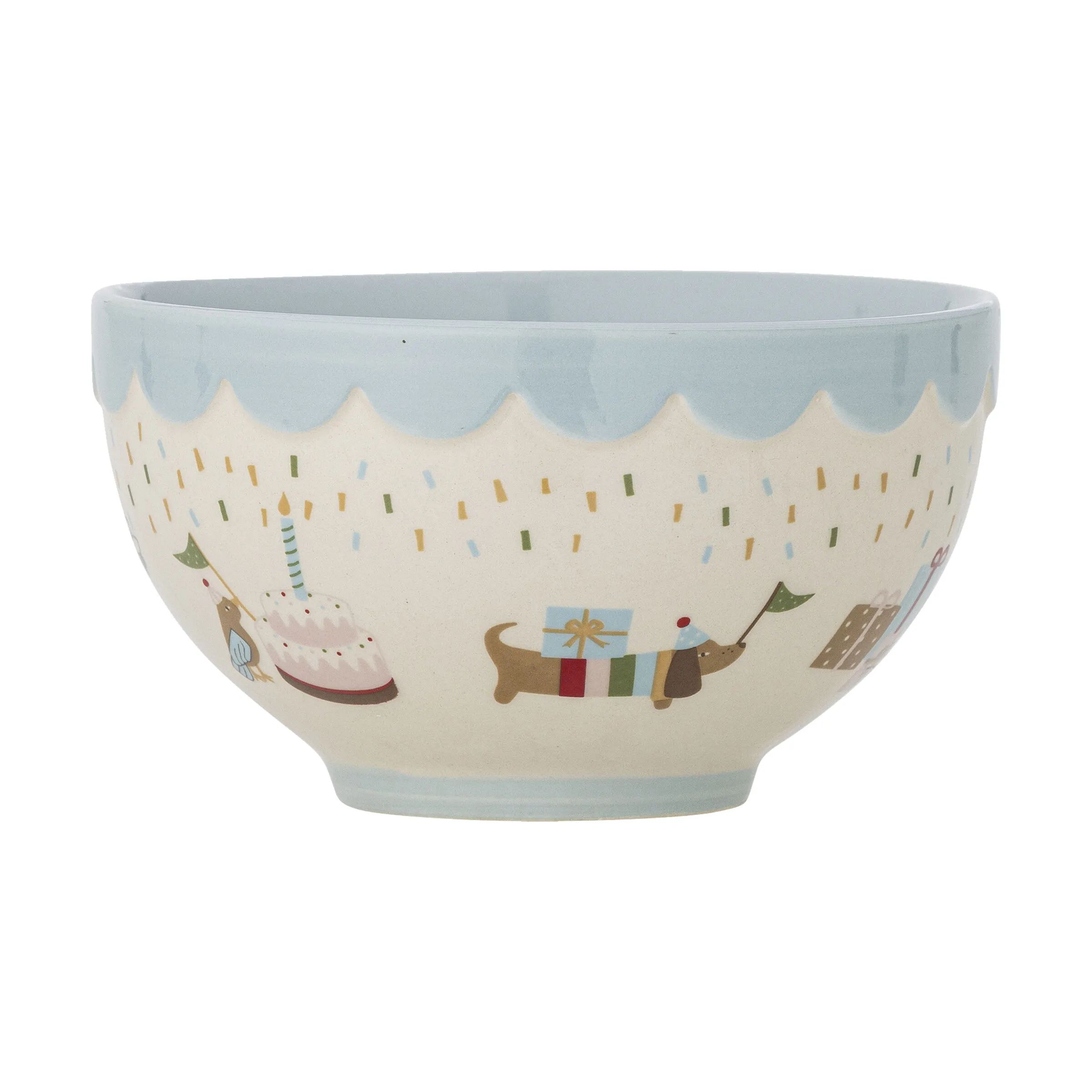 Bloomingville Mini Børneskåle Celebrate Skål i Blue, 4