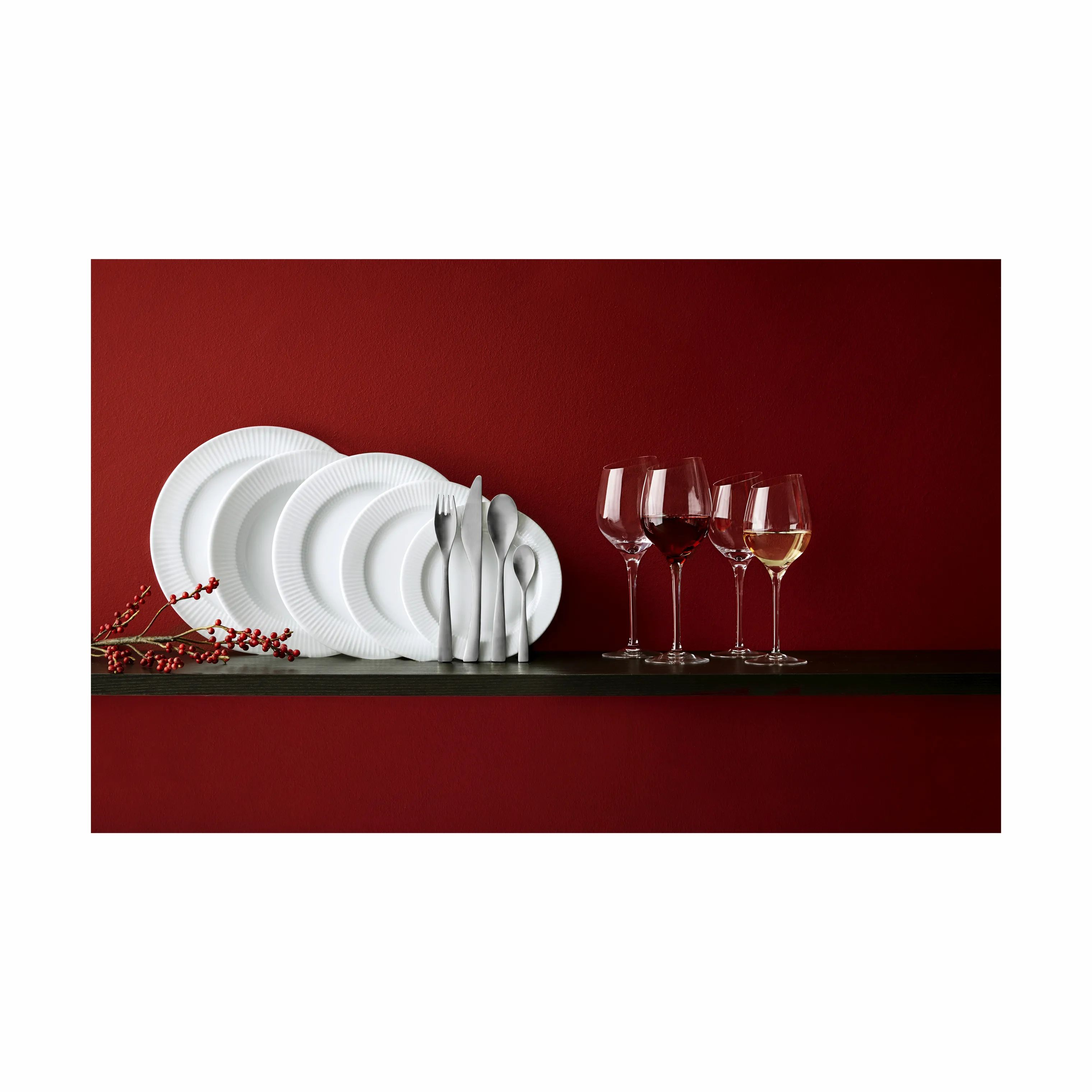 Eva Trio Dybe tallerkener Legio Nova Dyb Tallerken i Hvid, 25 cm, 4