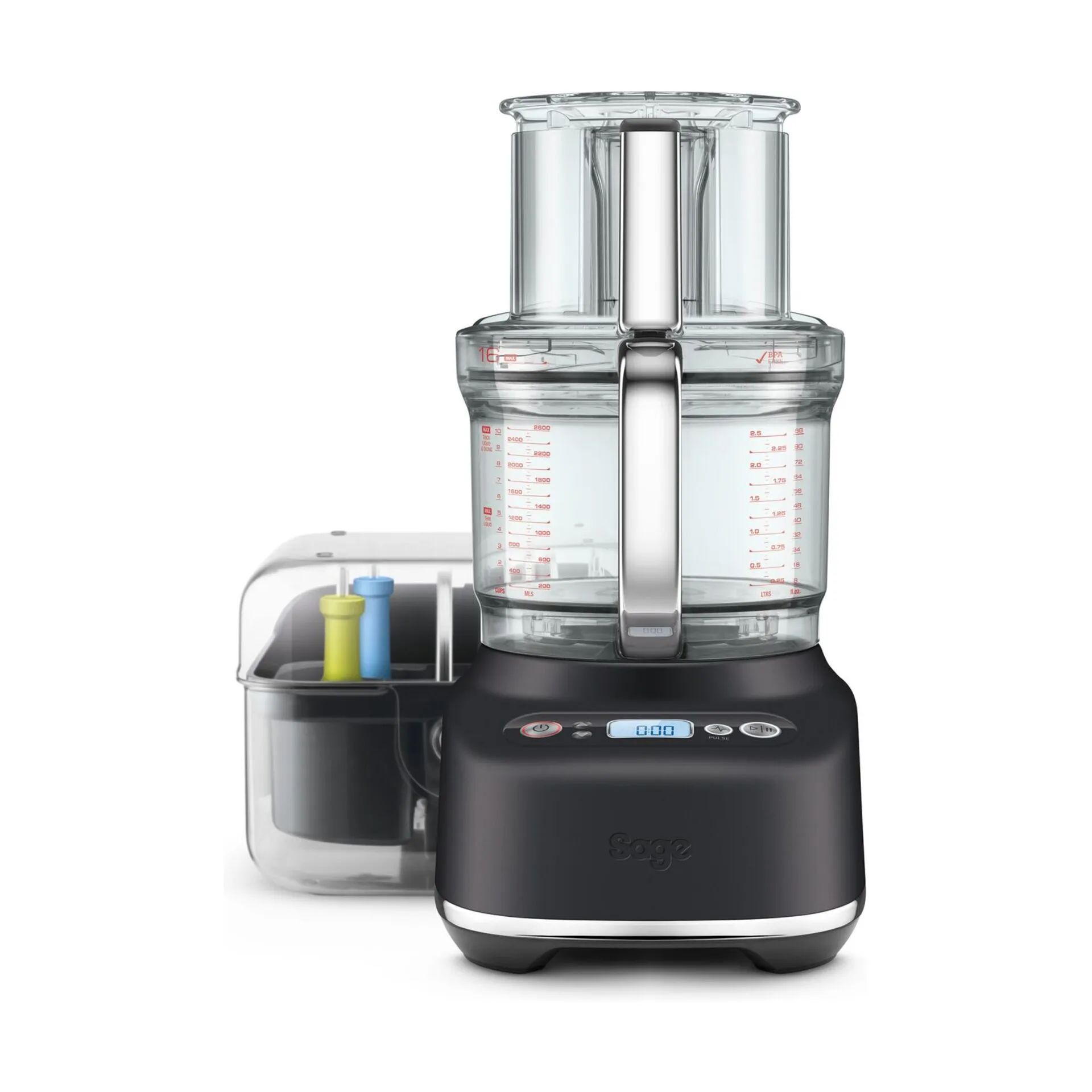 Sage Foodprocessorer Paradice 9 Foodprocessor i Black Truffle, 1