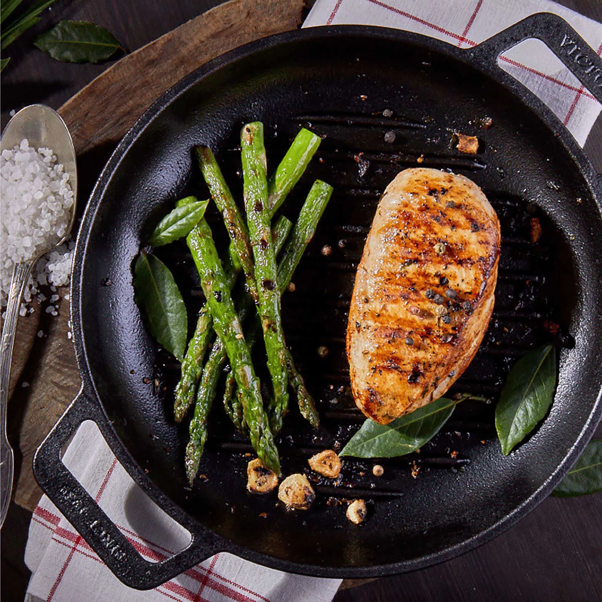 Victoria Grillpander Emaljeret Grillpande i Sort, 5