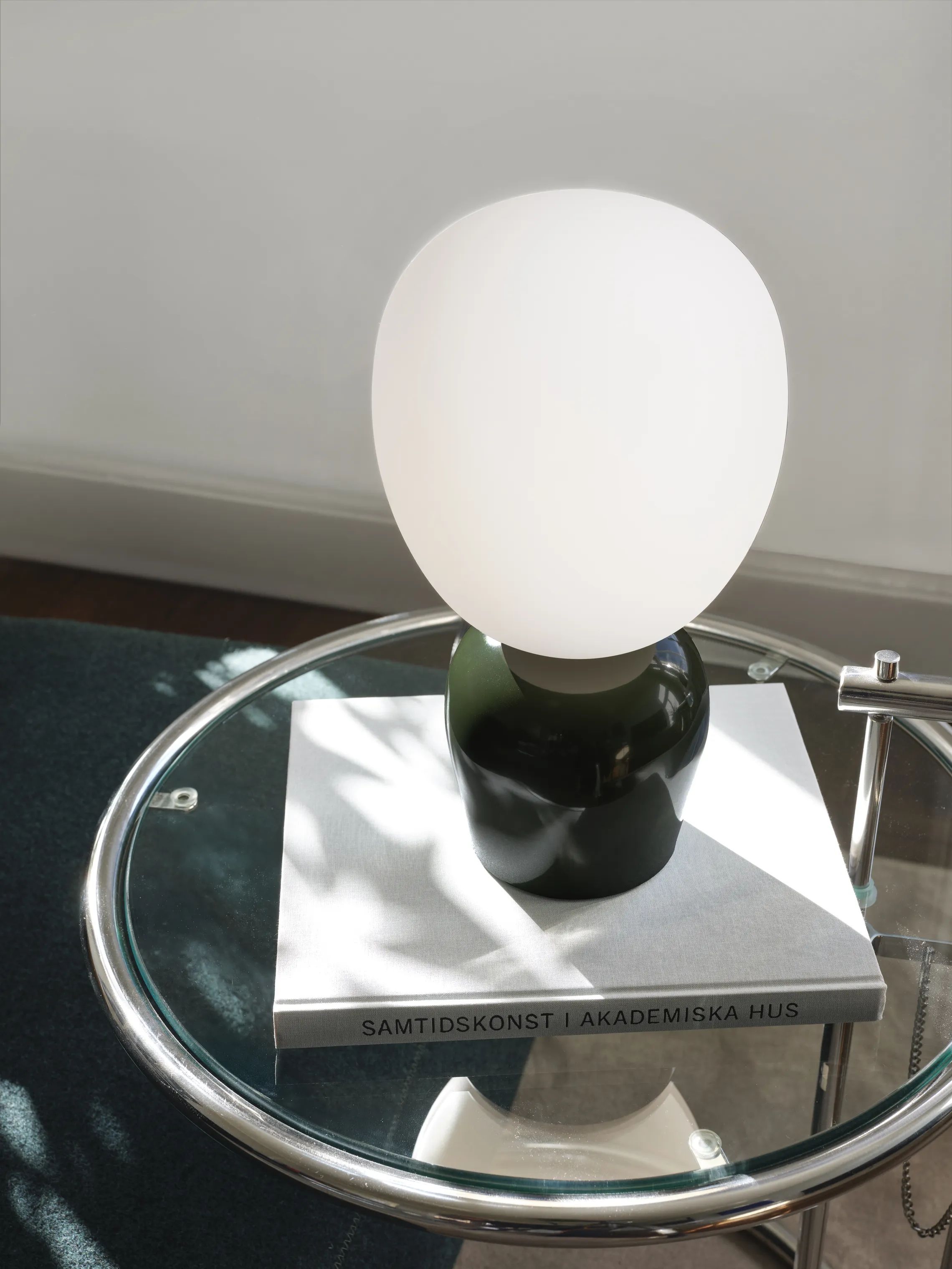 Belid Bordlamper Buddy Bordlampe i Blank grøn/Opal glas, 2