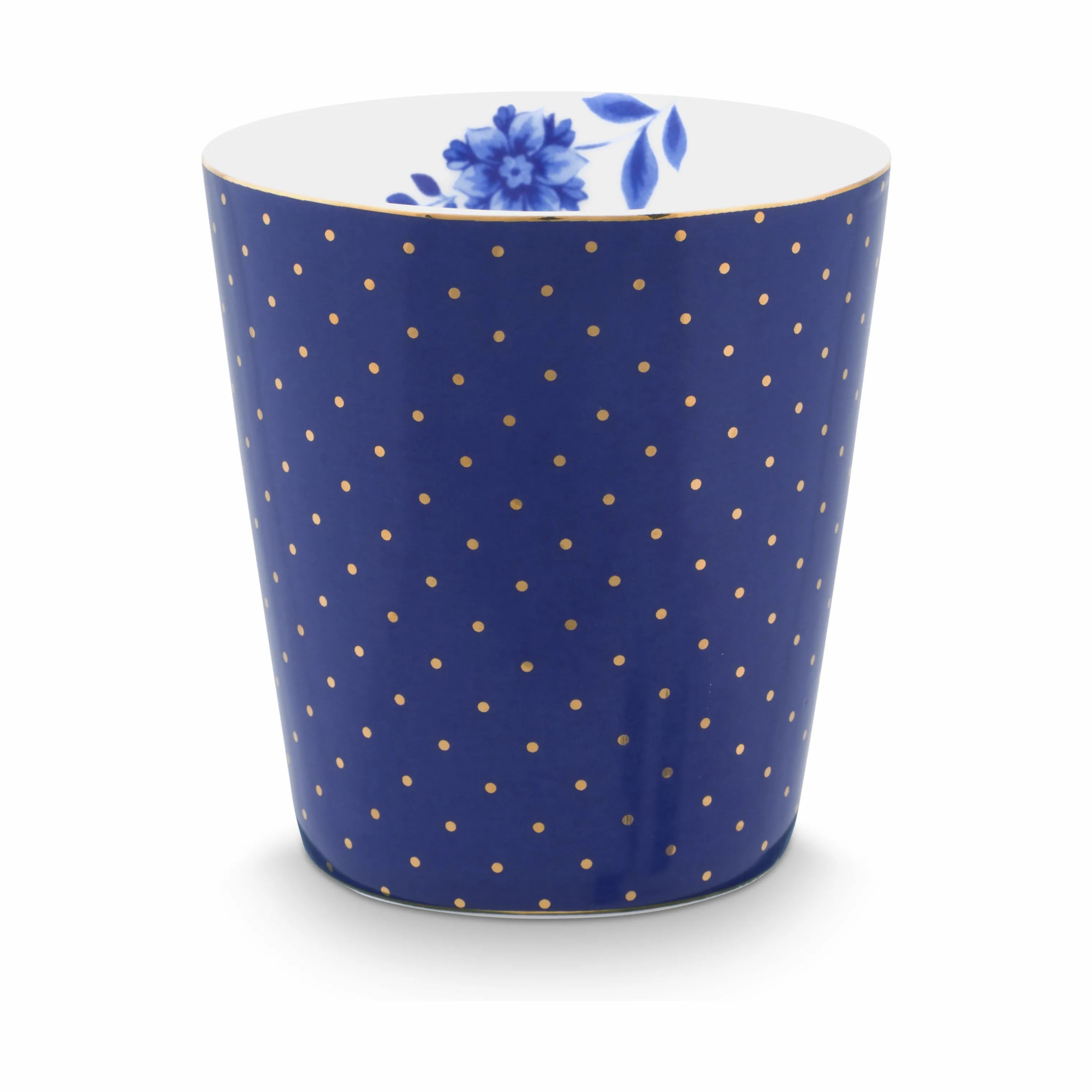 PIP Studio Krus og kopper uden hank Dot delight Royal Krus m. skål - 2 dele i Dots & Tea Tip blå, 2