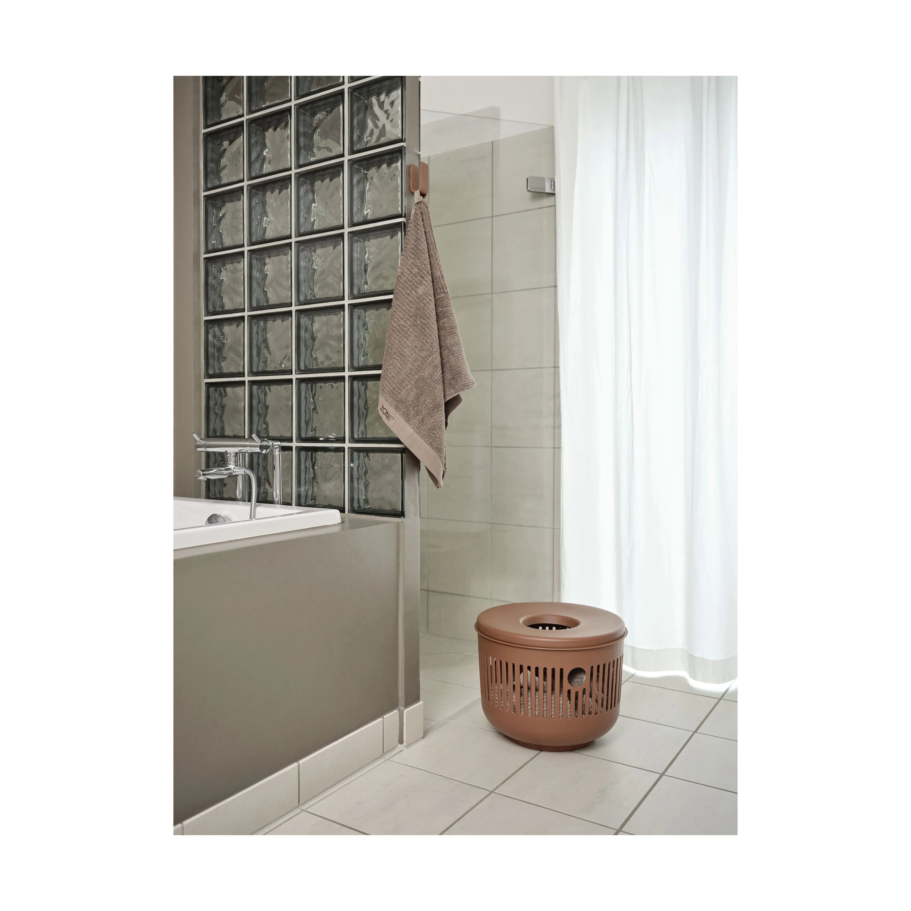 Zone Tilbehør til bad Ume Krog i Terracotta, 2