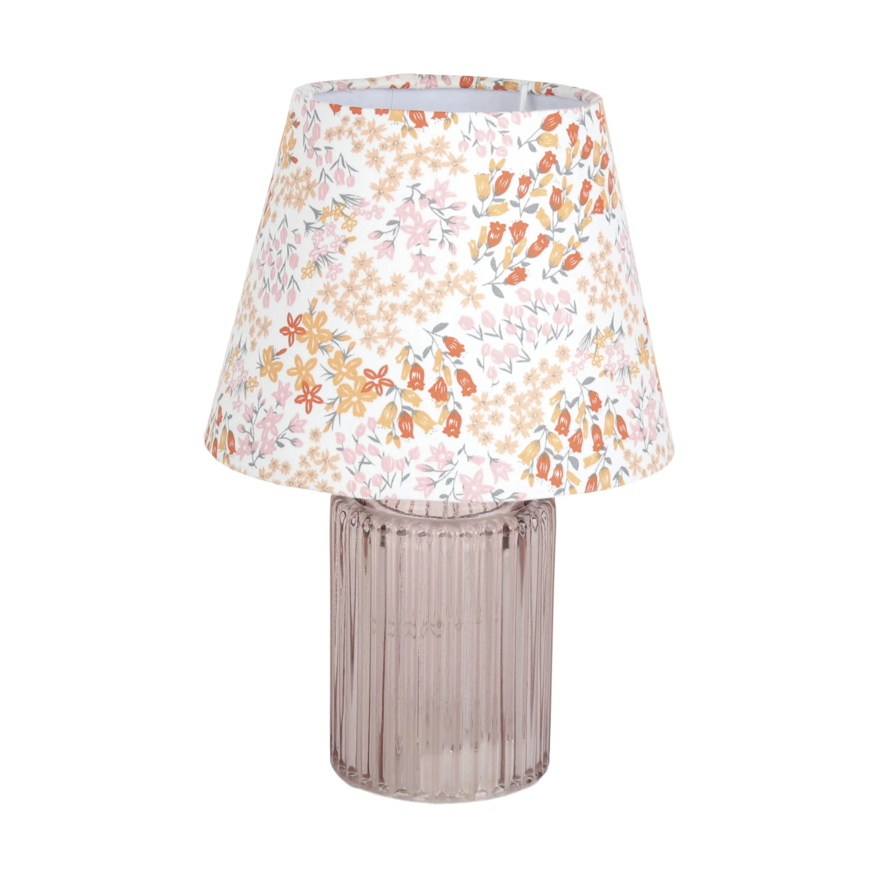 CASA Living LED-lamper LED Glaslampe i Rosa, 27 cm, 1