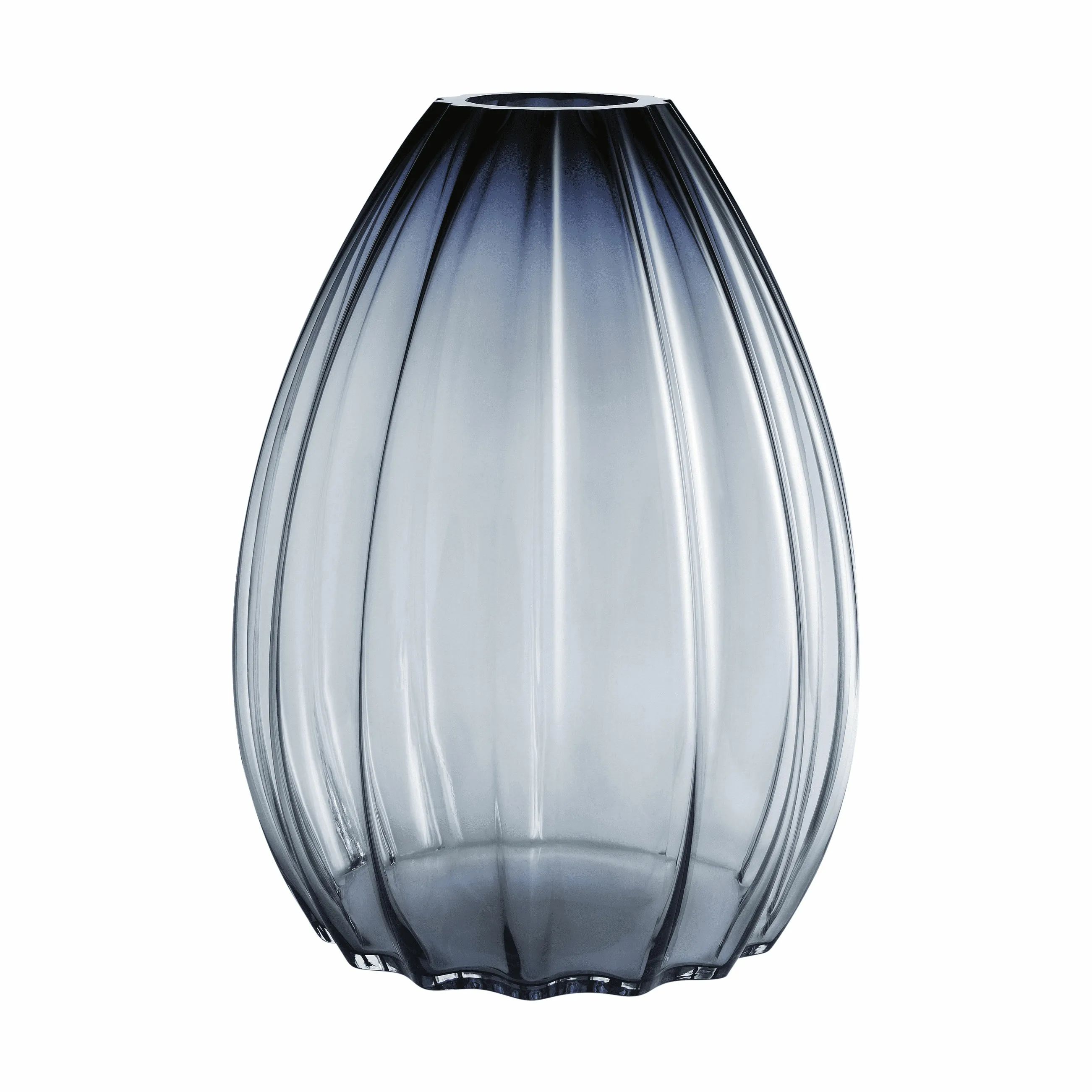Holmegaard Vaser 2Lip Vase i Mørk blå, 45 cm, 1