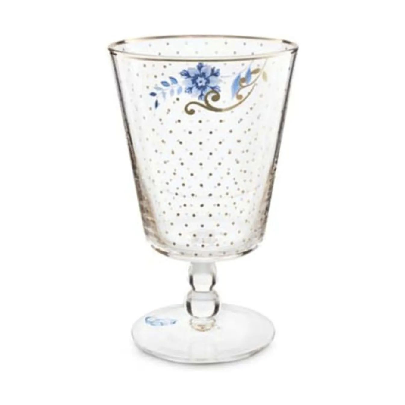 PIP Studio Vandglas Dot delight Royal Golden Dots Vandglas i blue/ gold, 1