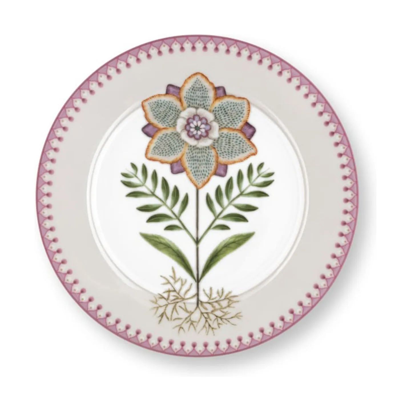 PIP Studio Serveringsfade Lily & Lotus Tallerken i Lilla, 1