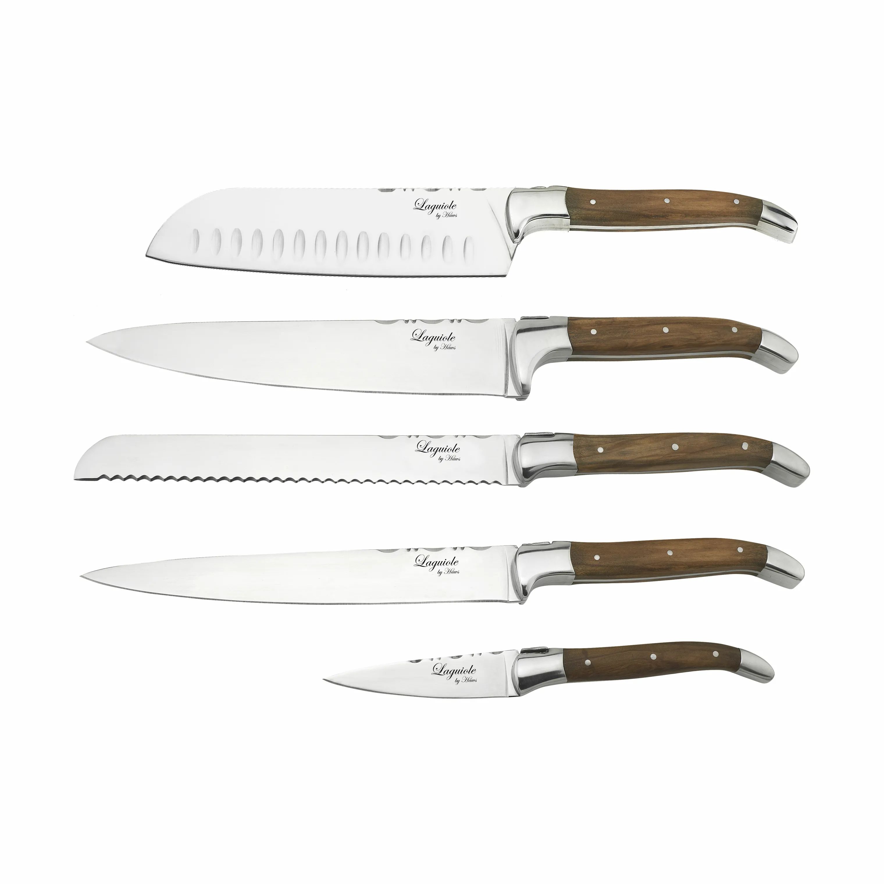 Laguiole By Hâws
 Knivsæt Laguiole by Hâws Chef Knivsæt - 5 dele i Oliven, 1