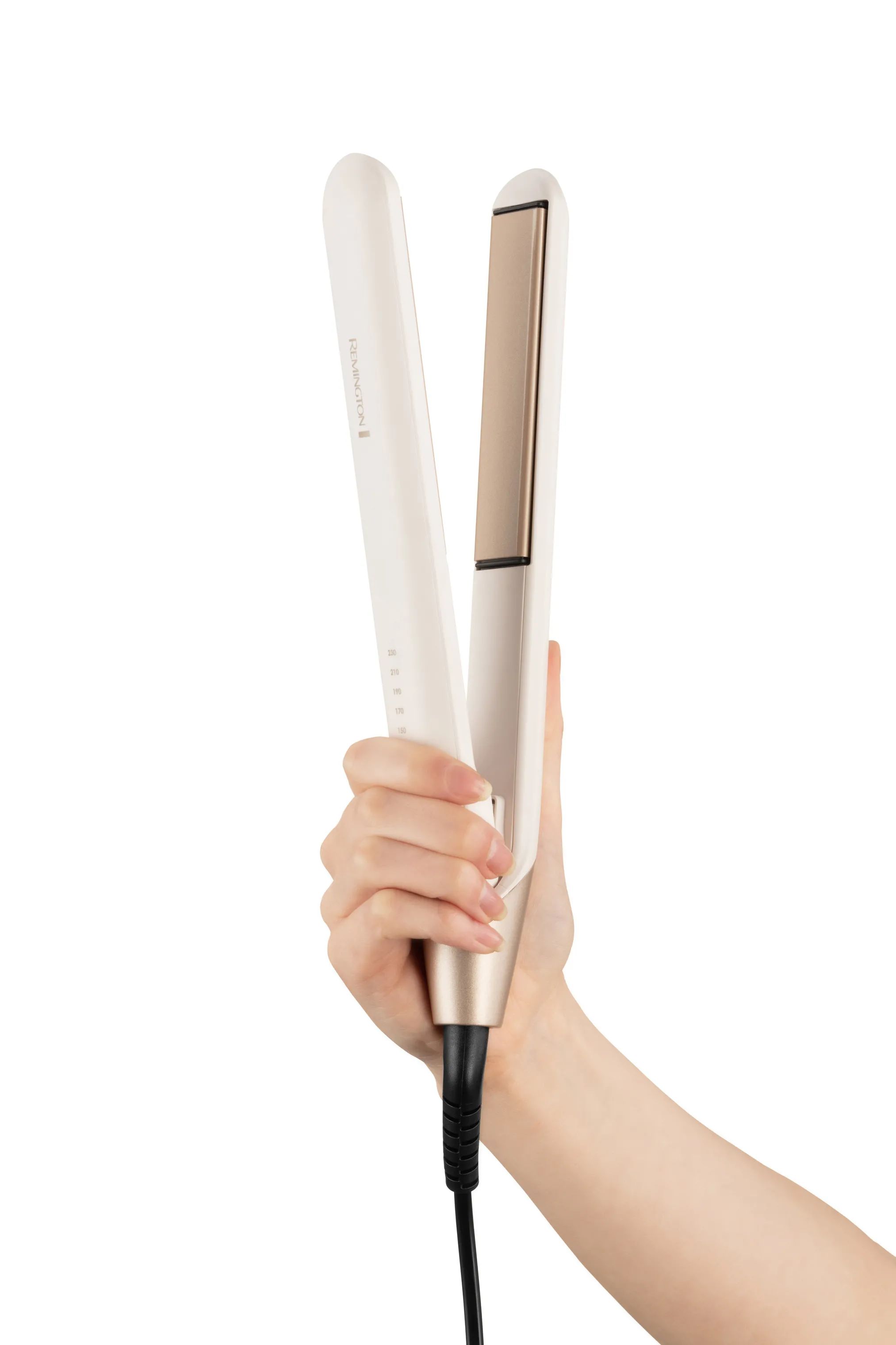 Remington Glattejern Shea Soft Glattejern i Creme/guld, 2