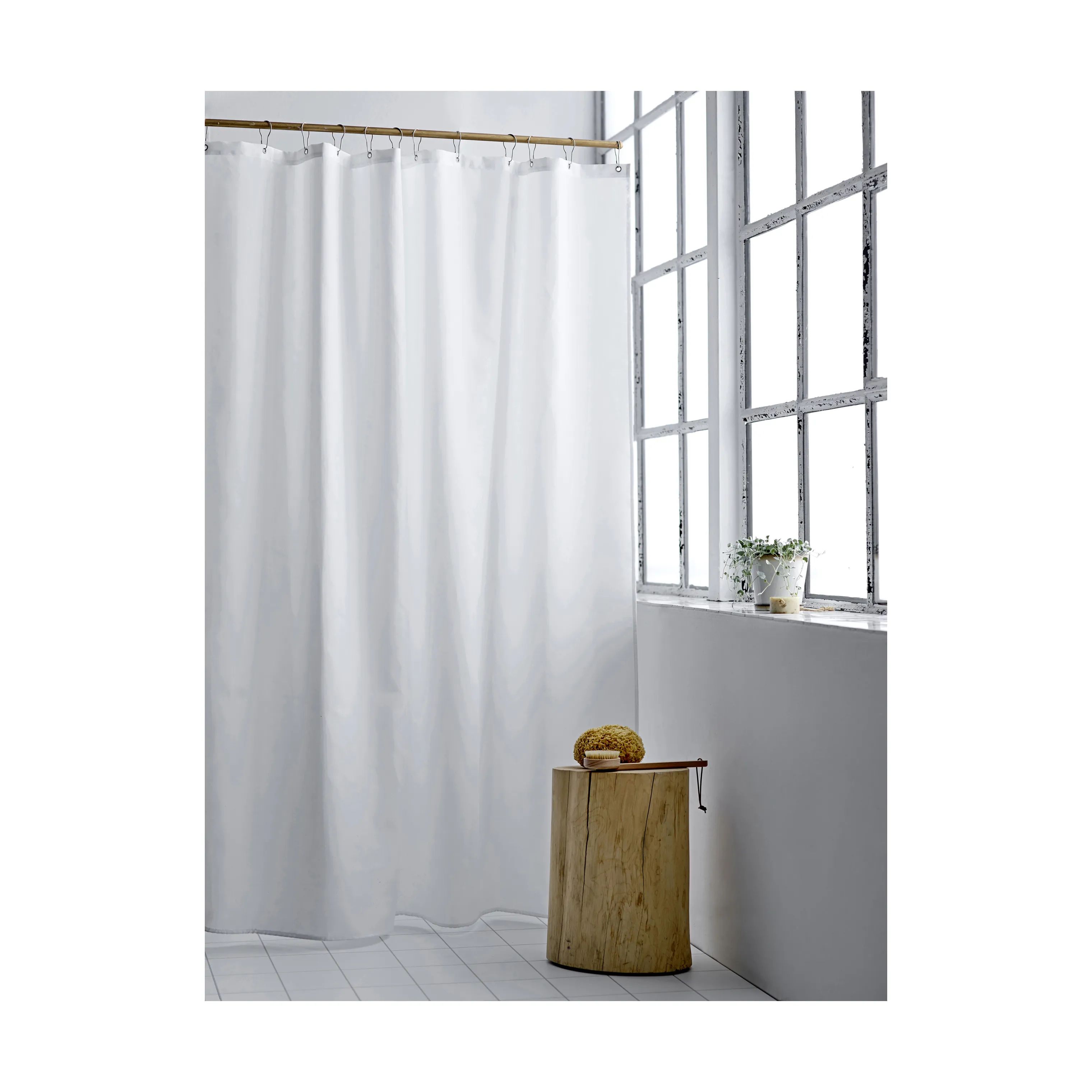 Södahl Badeforhæng Comfort Badeforhæng i Hvid, B180 x L220 cm, 2