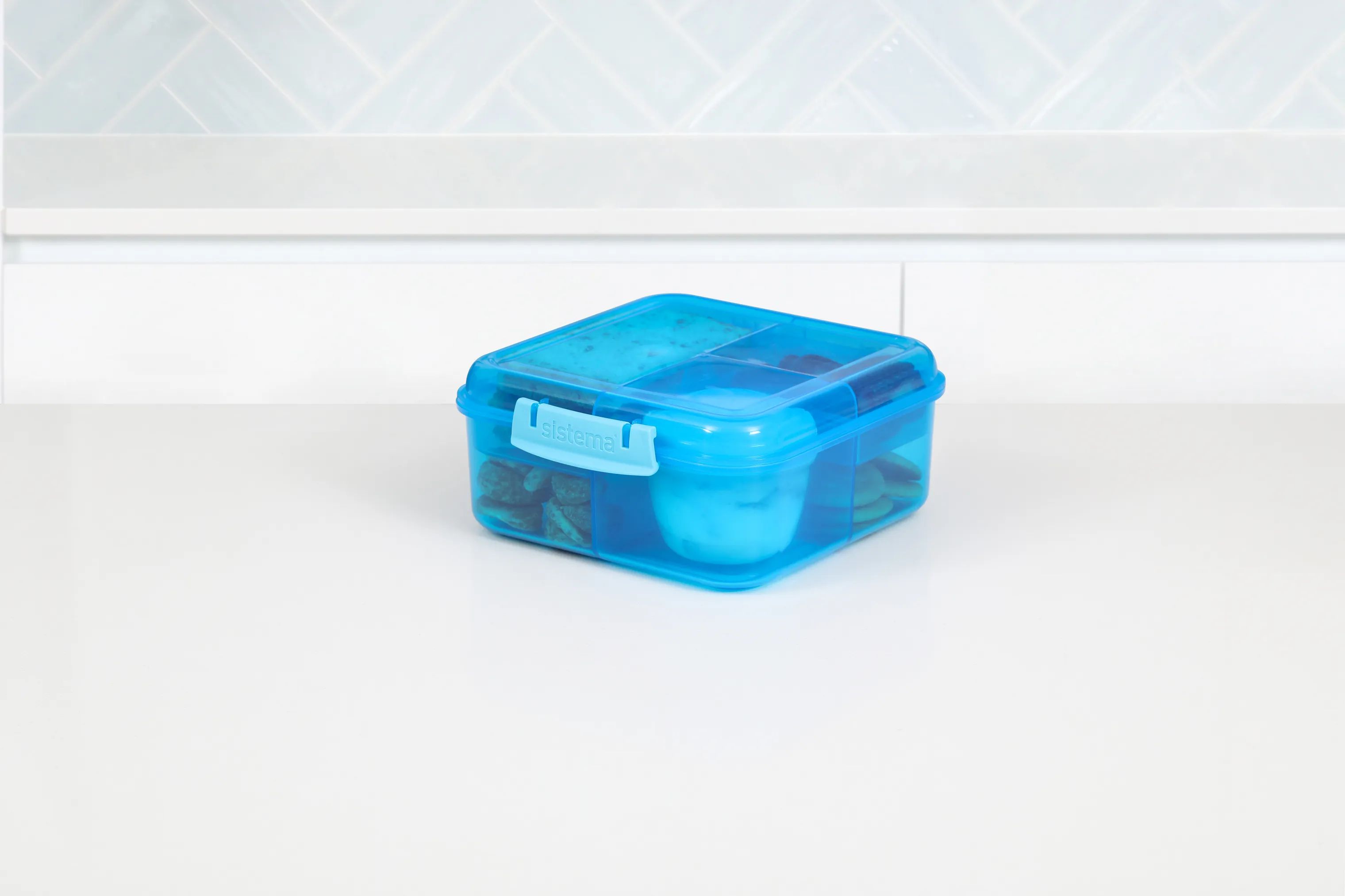 Sistema Madkasser Bento Madkasse i Blå, 1.25 L, 2