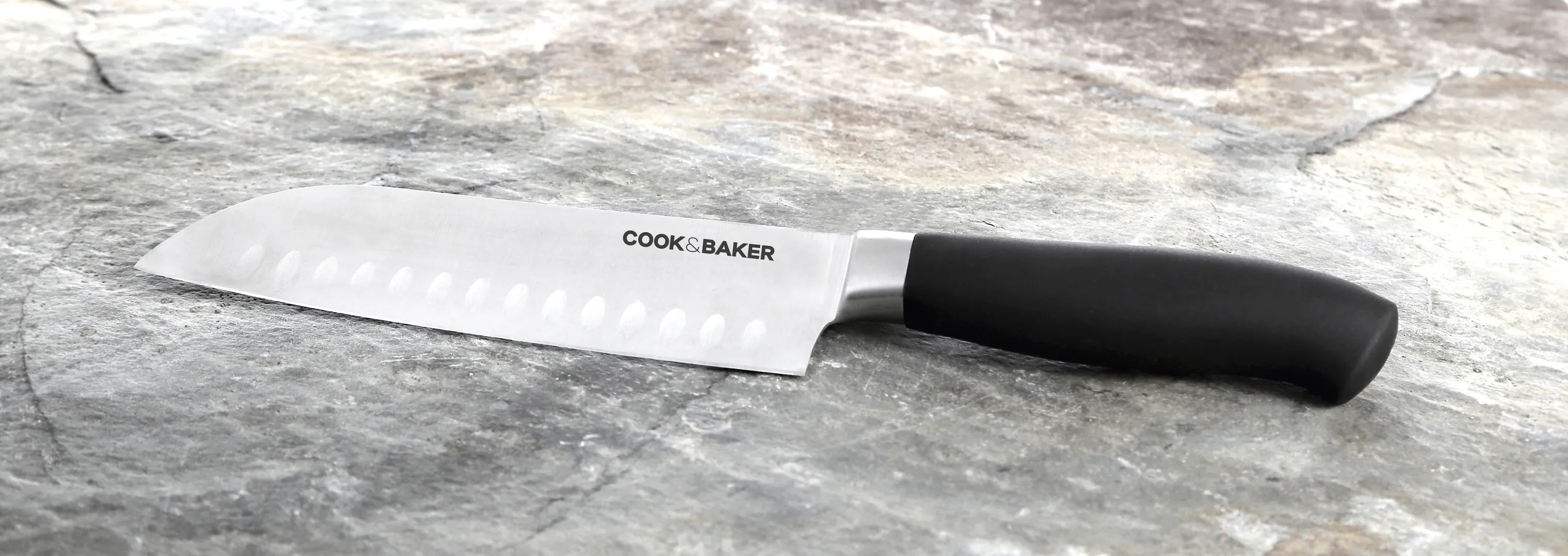 Cook & Baker Santokuknive Santokukniv i Sort/stål, 2
