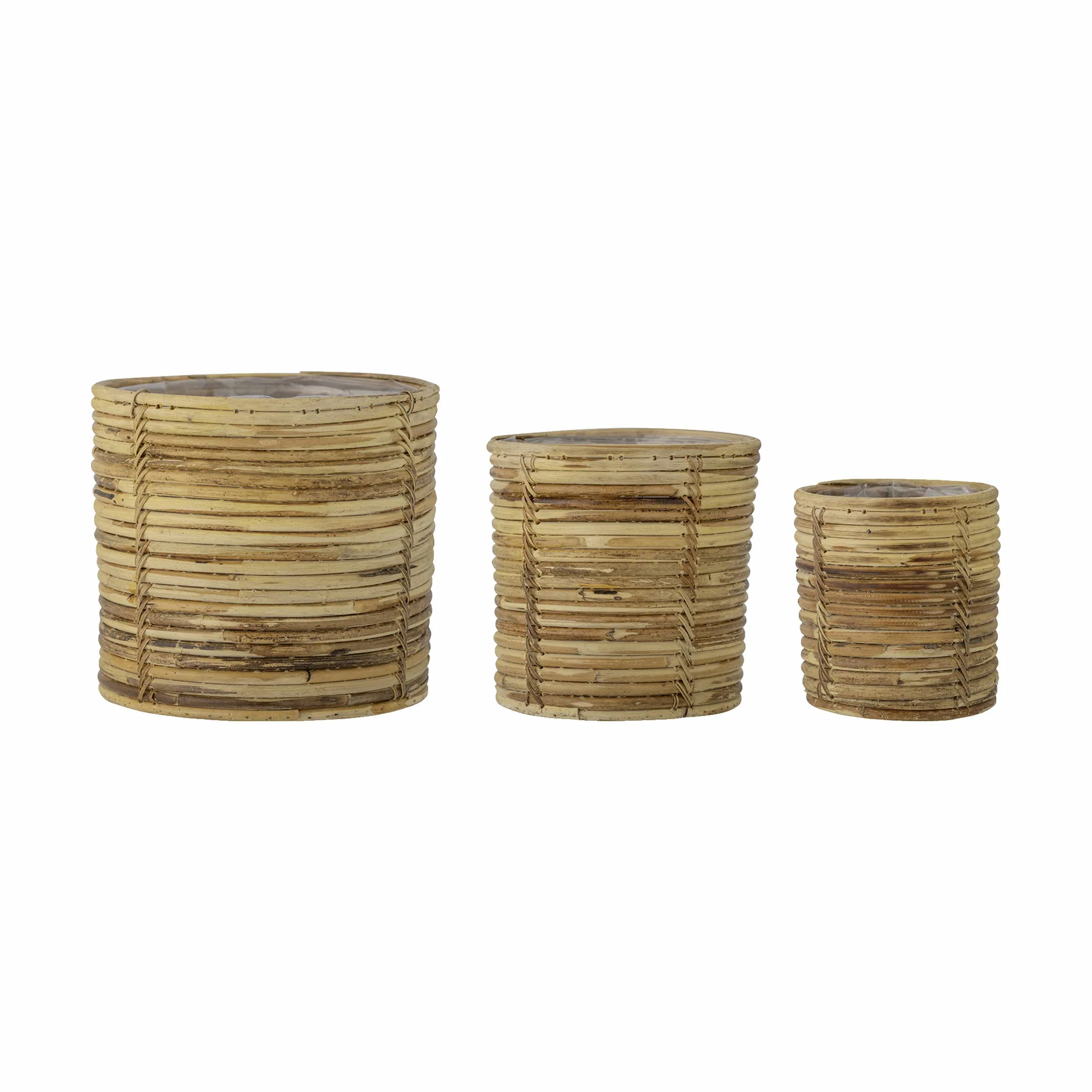 Bloomingville Kurve Linoa Kurve - 3 stk. i Natur, 1