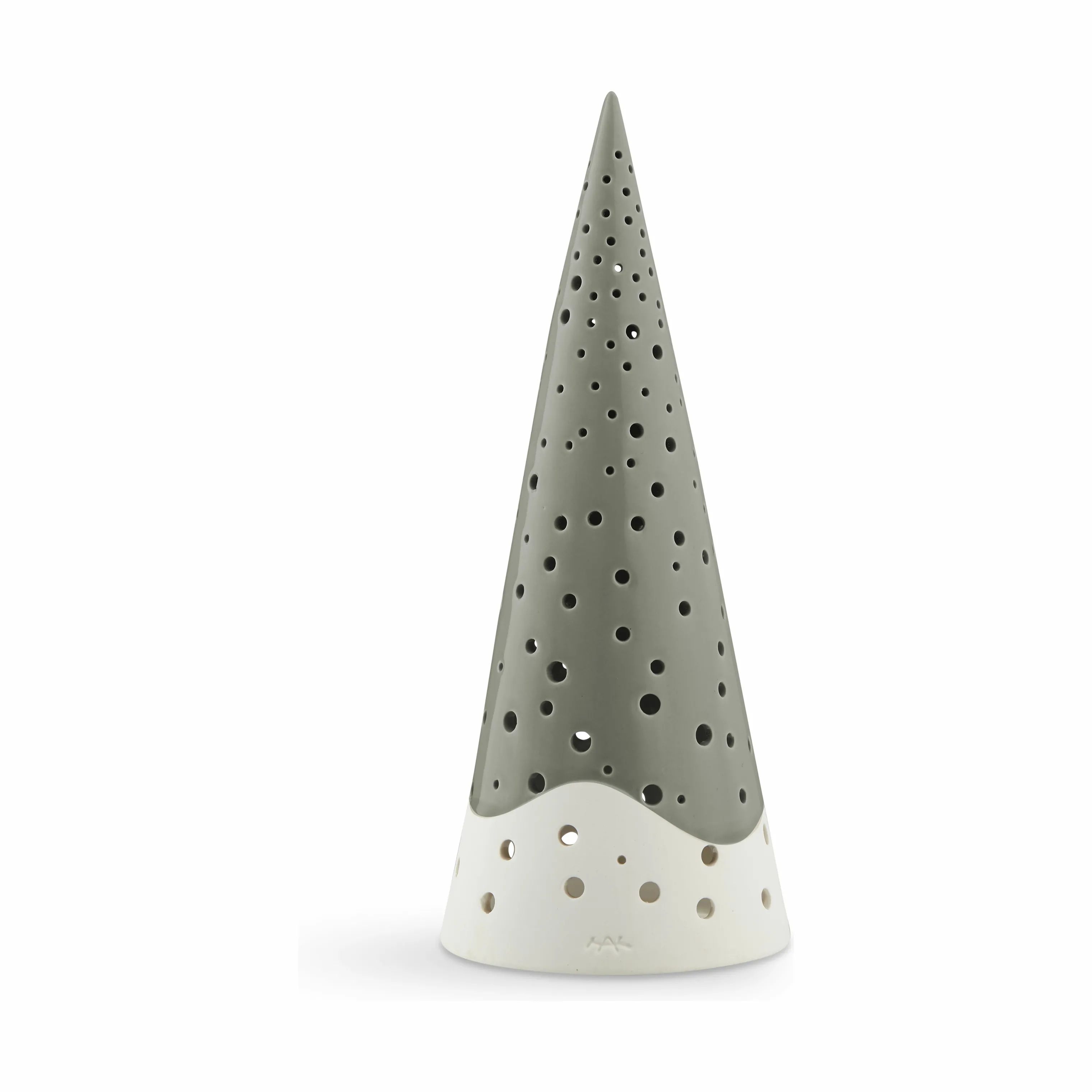 Kähler Fyrfadsstage Nobili Fyrfadsstage - Juletræ i Olivengrøn, 25,5 cm, 1