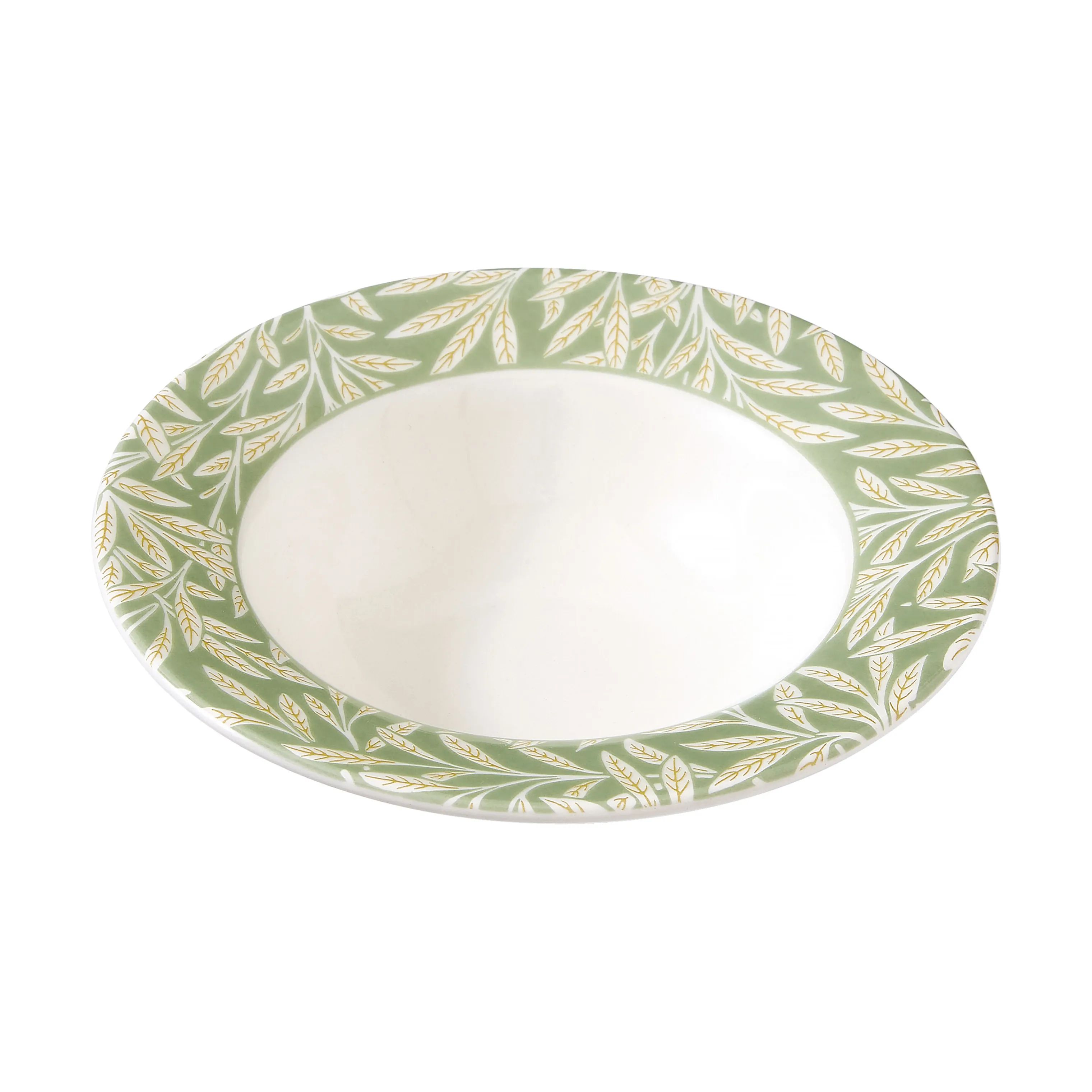 Spode Dybe tallerkener Morris & Co Skål i Grøn/hvid/orange, 1