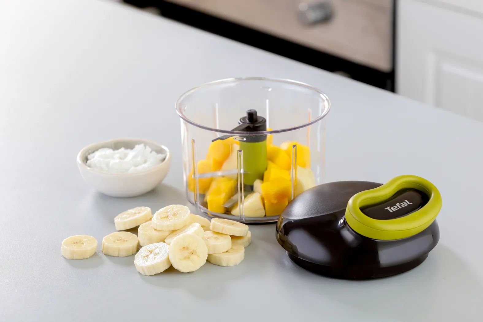Tefal Minihakkere 5 second chopper Minihakker i Klar / Sort / Grøn, 8