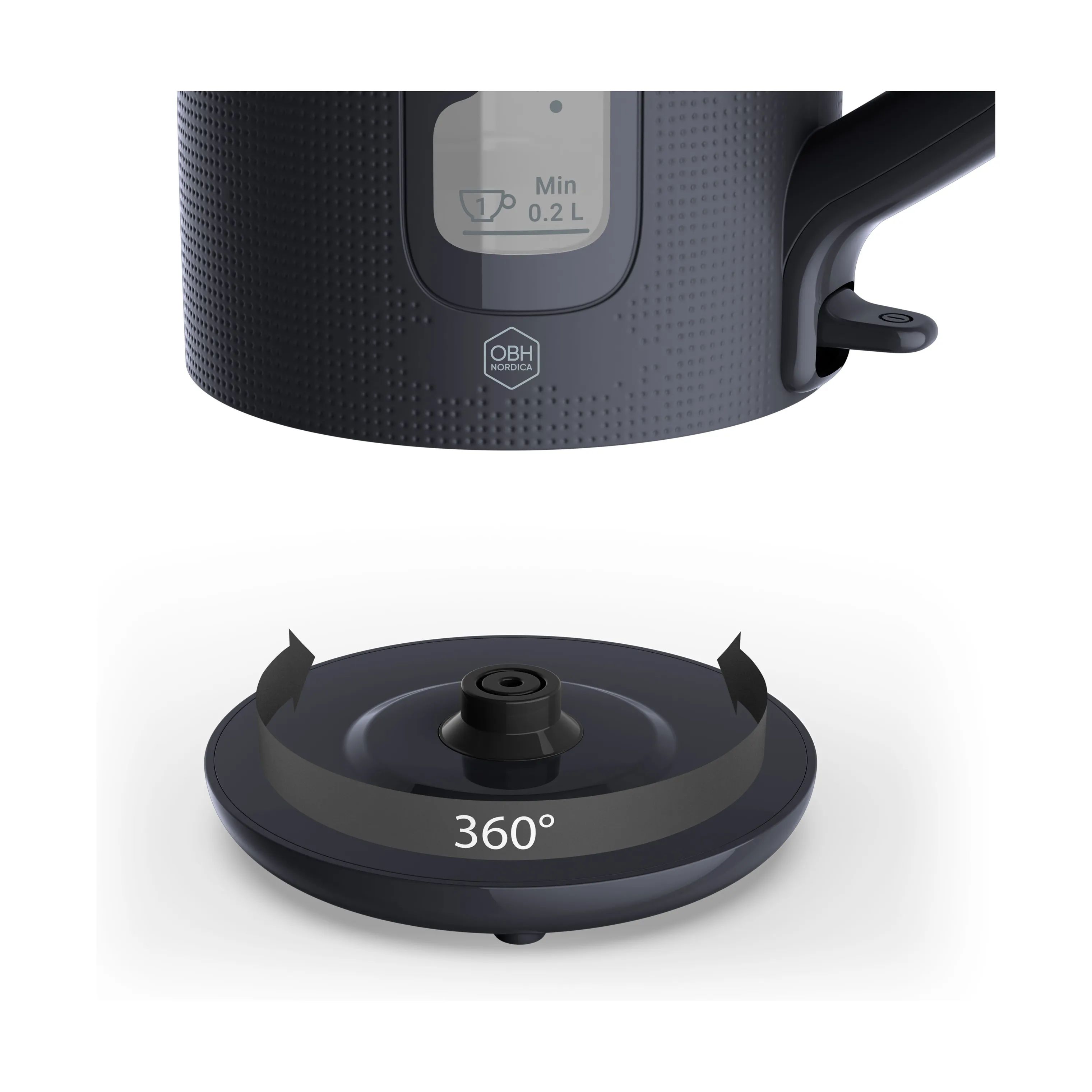 OBH Nordica Elkedler Morning Elkedel i Sort, 4