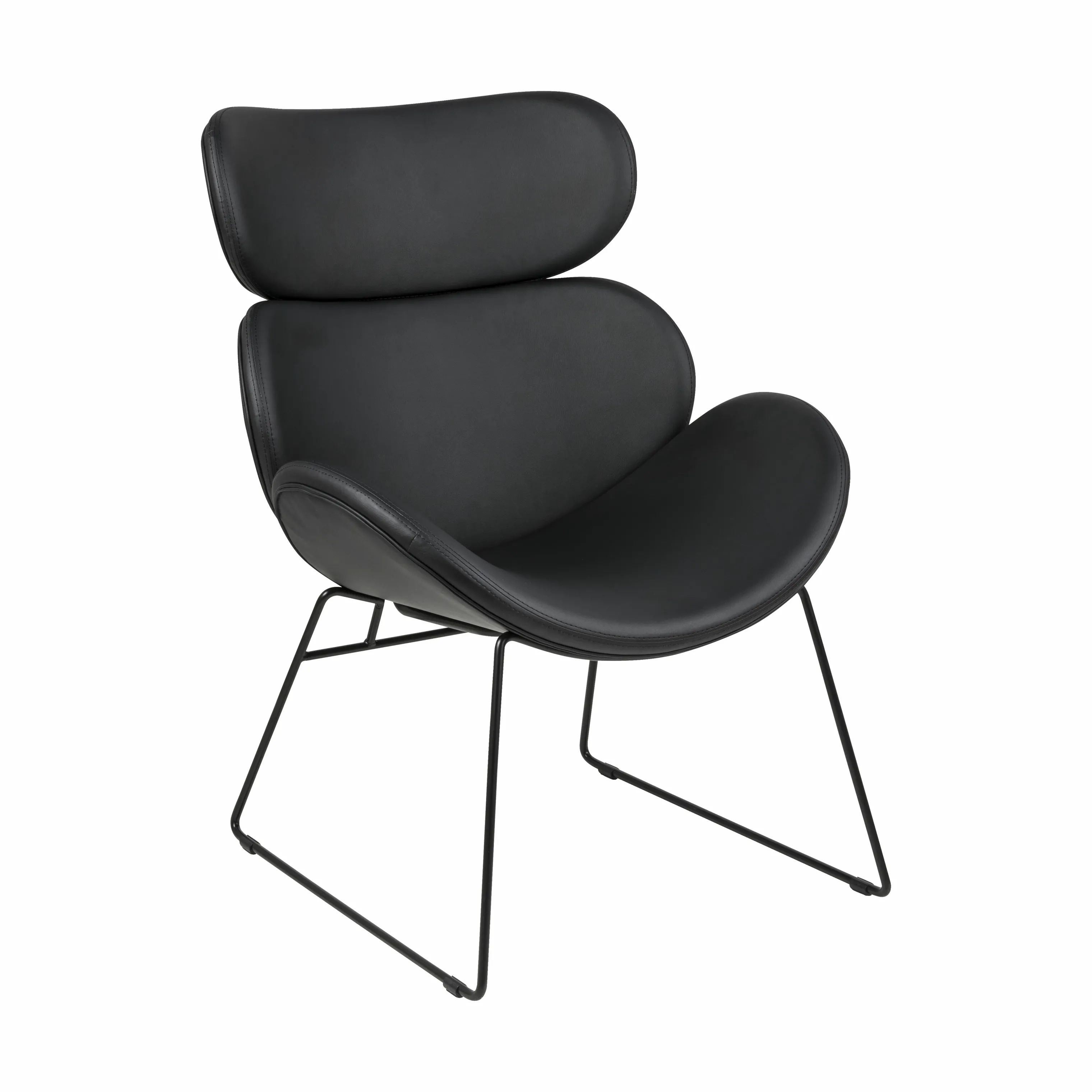 CASA Living Lænestole Cazar Loungestol i Sort, 4