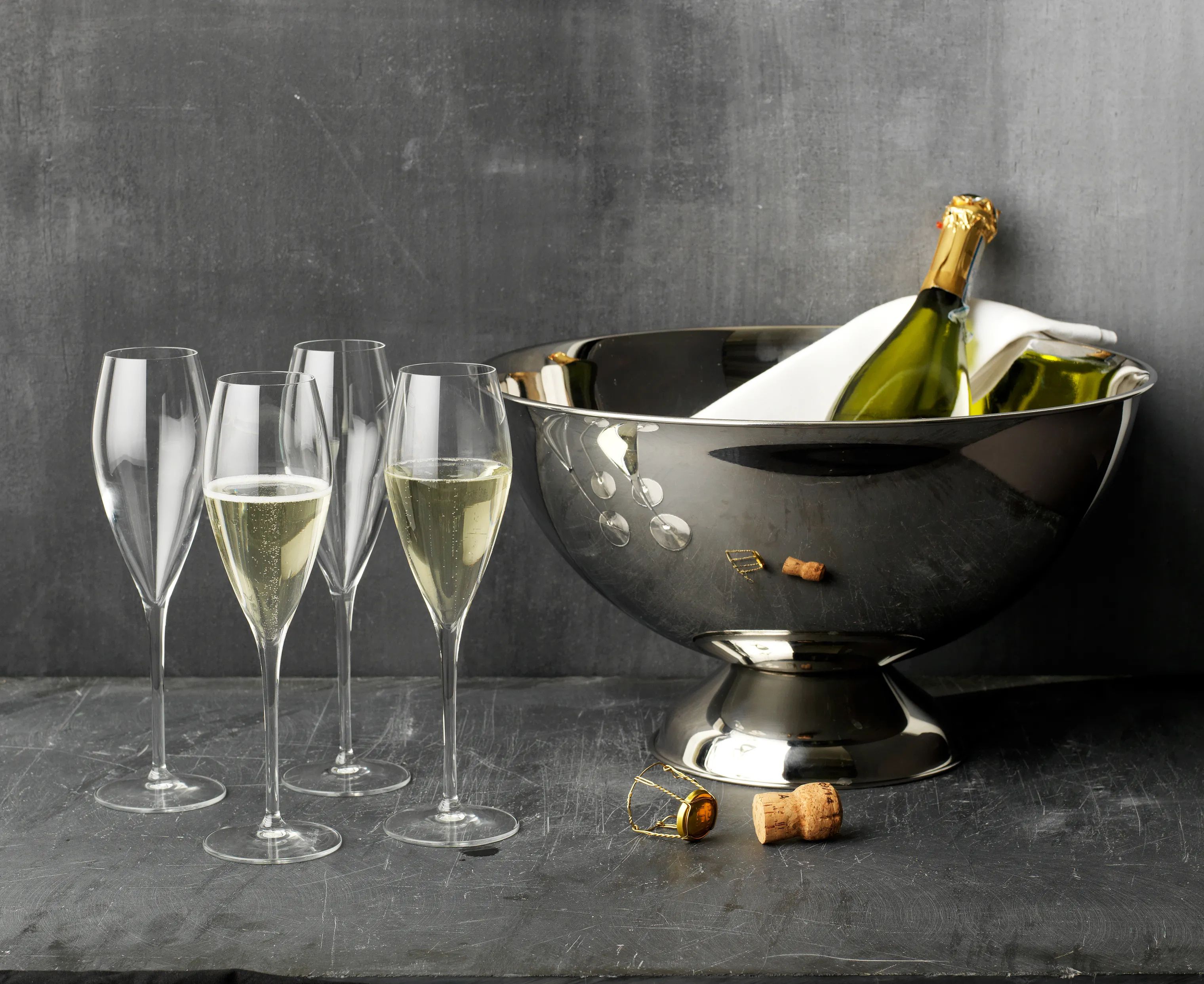 Luigi Bormioli Champagneglas LB Atelier Atelier Champagneglas i Klar, 27 cl, 2