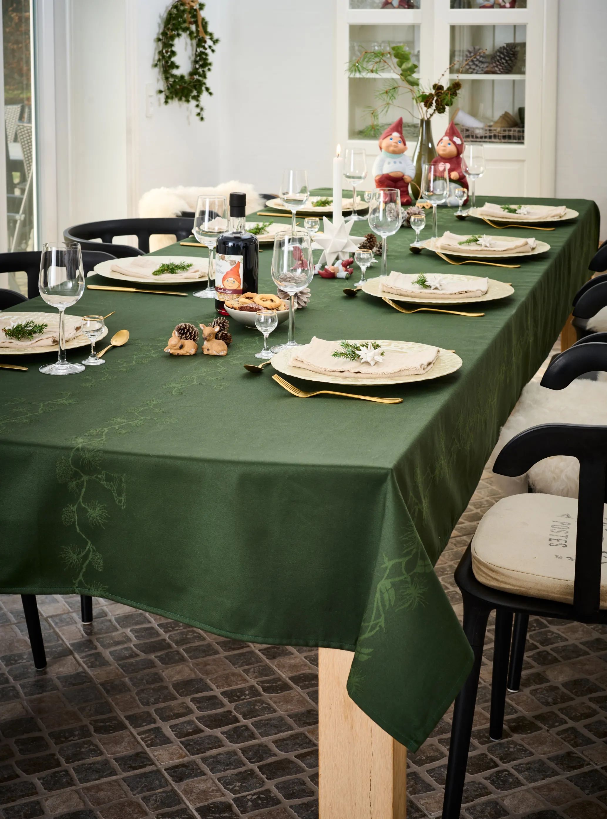 Klarborg Duge Jaquard Dug - Julehygge i 220 cm, 4