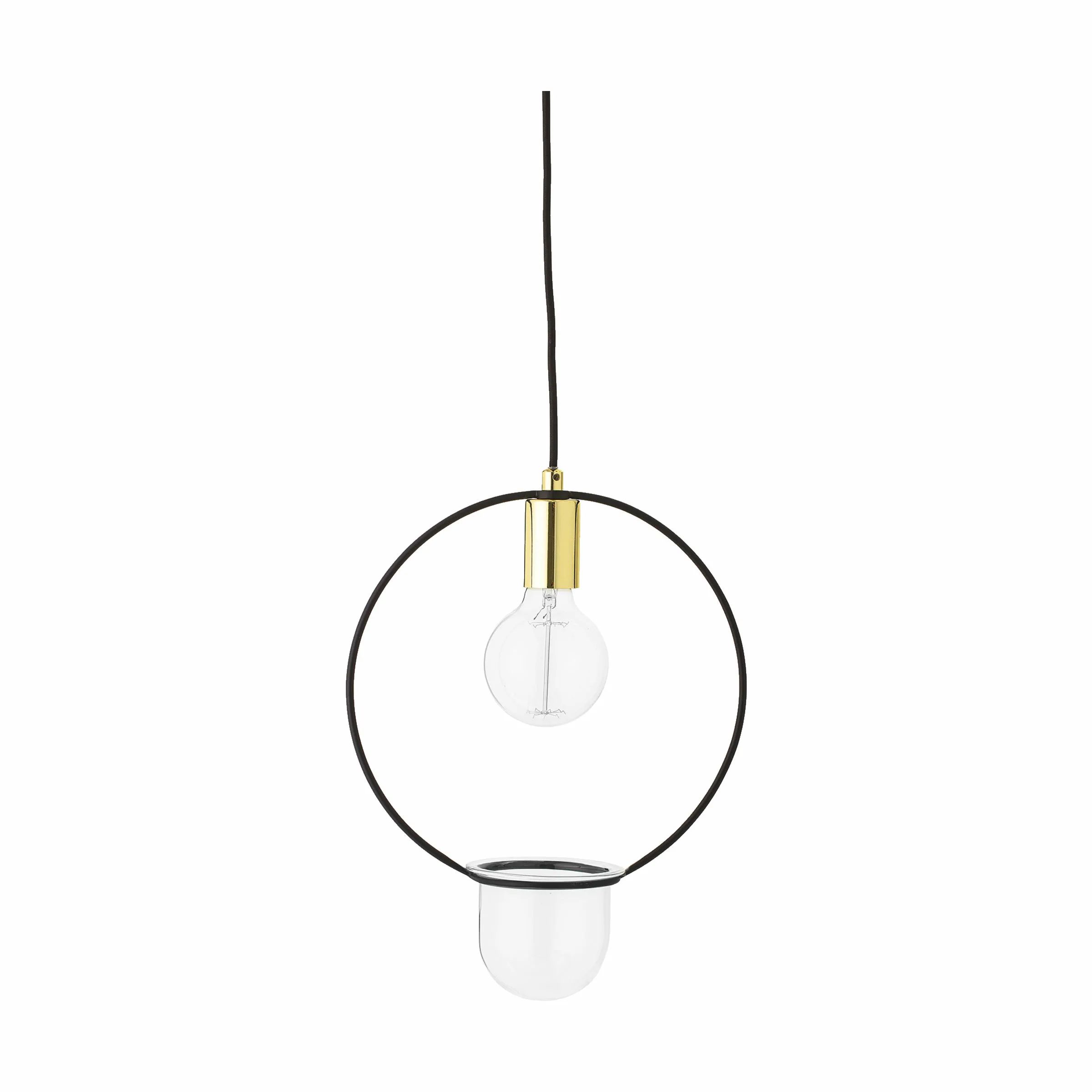Bloomingville Pendler Caralina Pendel i Sort; Guld, 1
