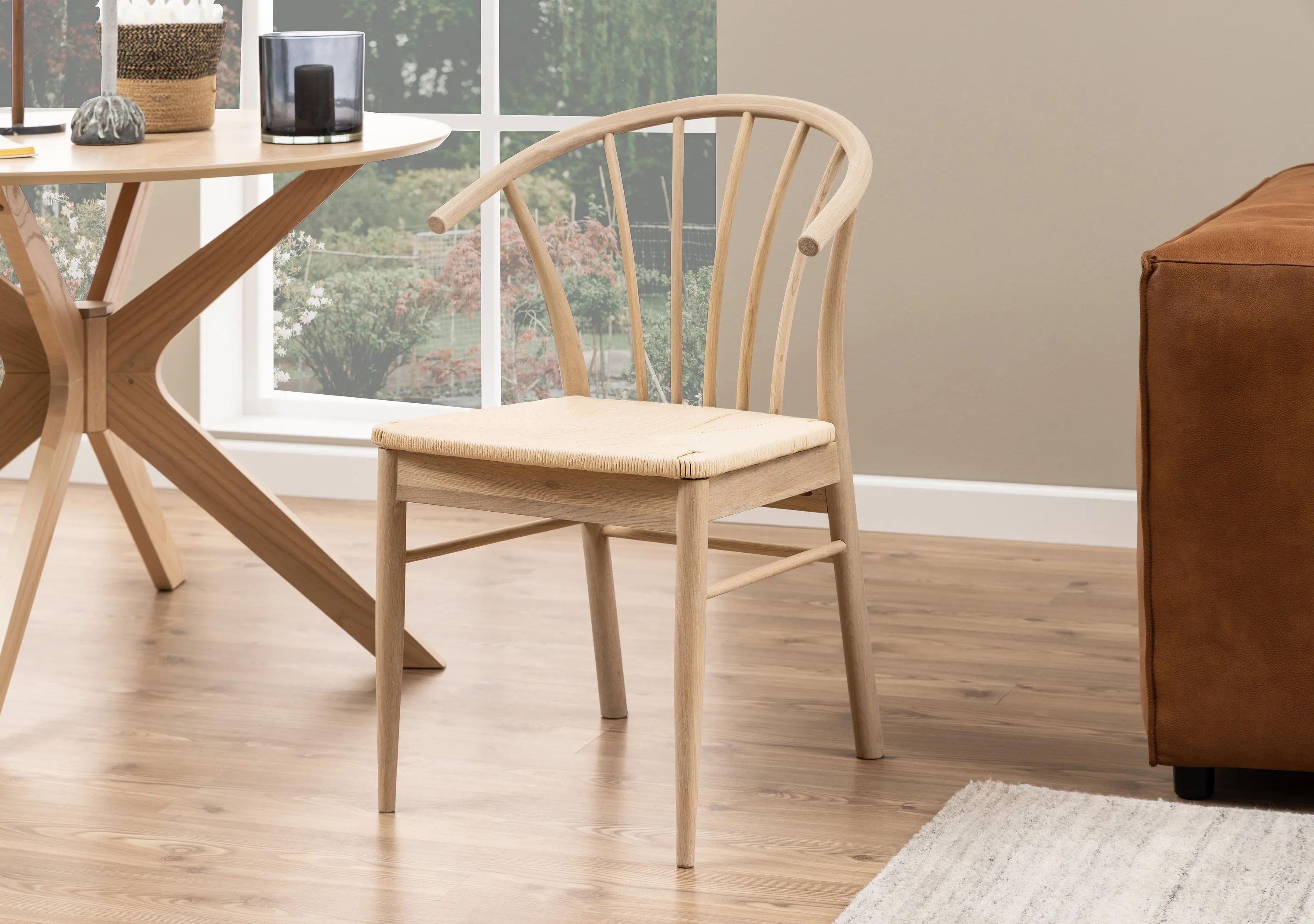 CASA Living Spisebordsstole Cassandra Spisebordsstol - 2 stk. i off white/hvid, 3
