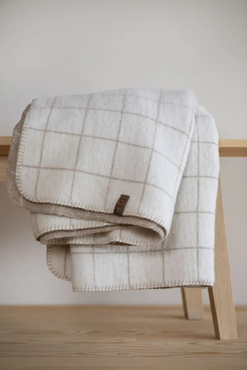 Fusenegger Plaider Merano Plaid i Ecru, 1